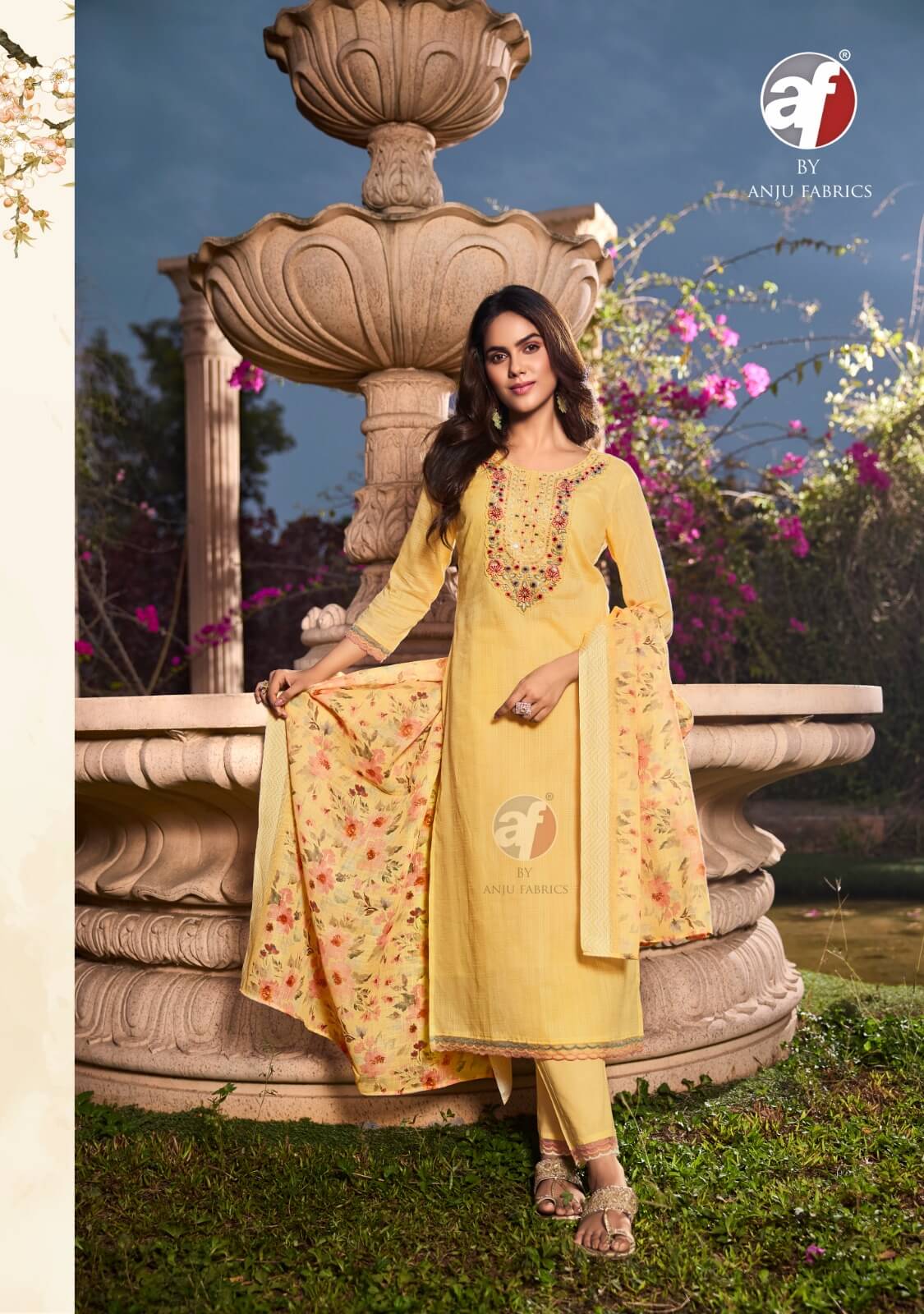 Anju Fabrics Patterns Vol 3 Cotton Salwar Kameez  Catalog collection 2