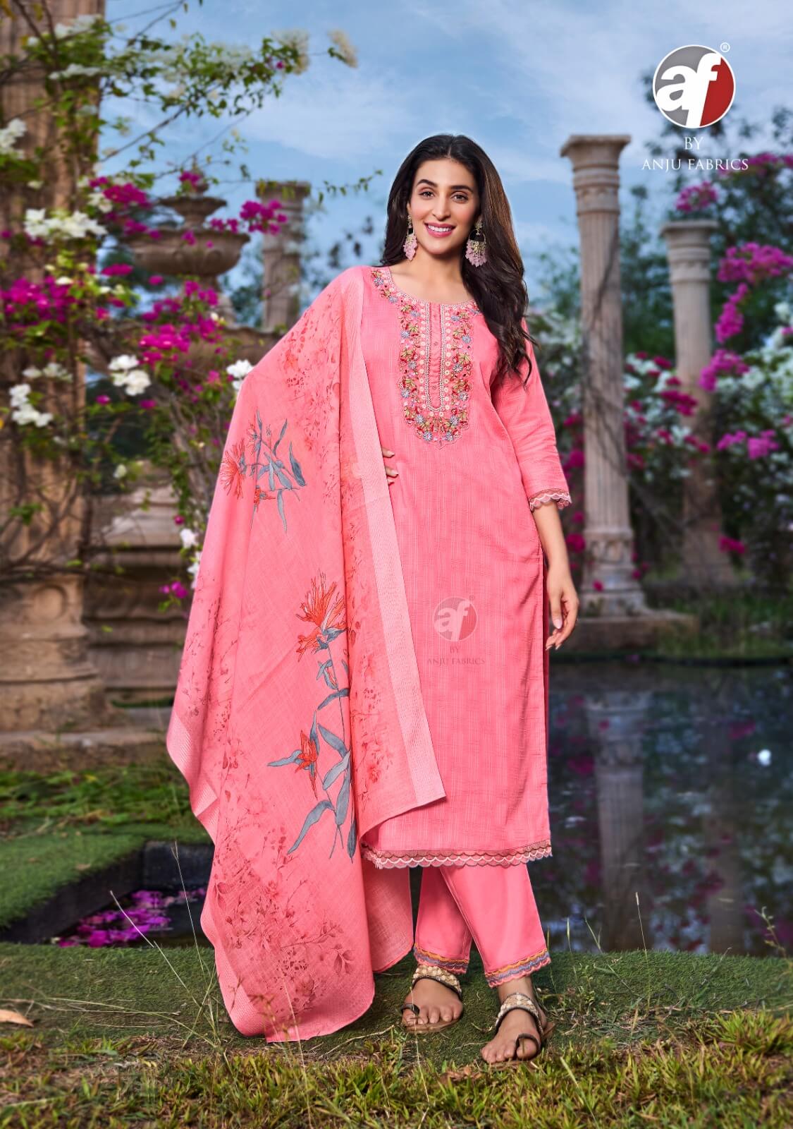 Anju Fabrics Patterns Vol 3 Cotton Salwar Kameez  Catalog collection 3