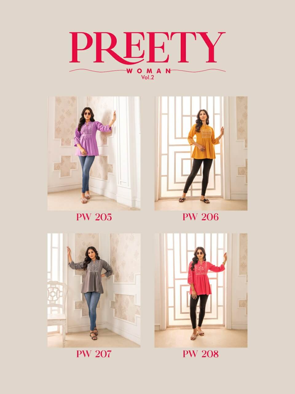 Kaya Kurti Pretty Women 2 Ladies Tops Catalog collection 11