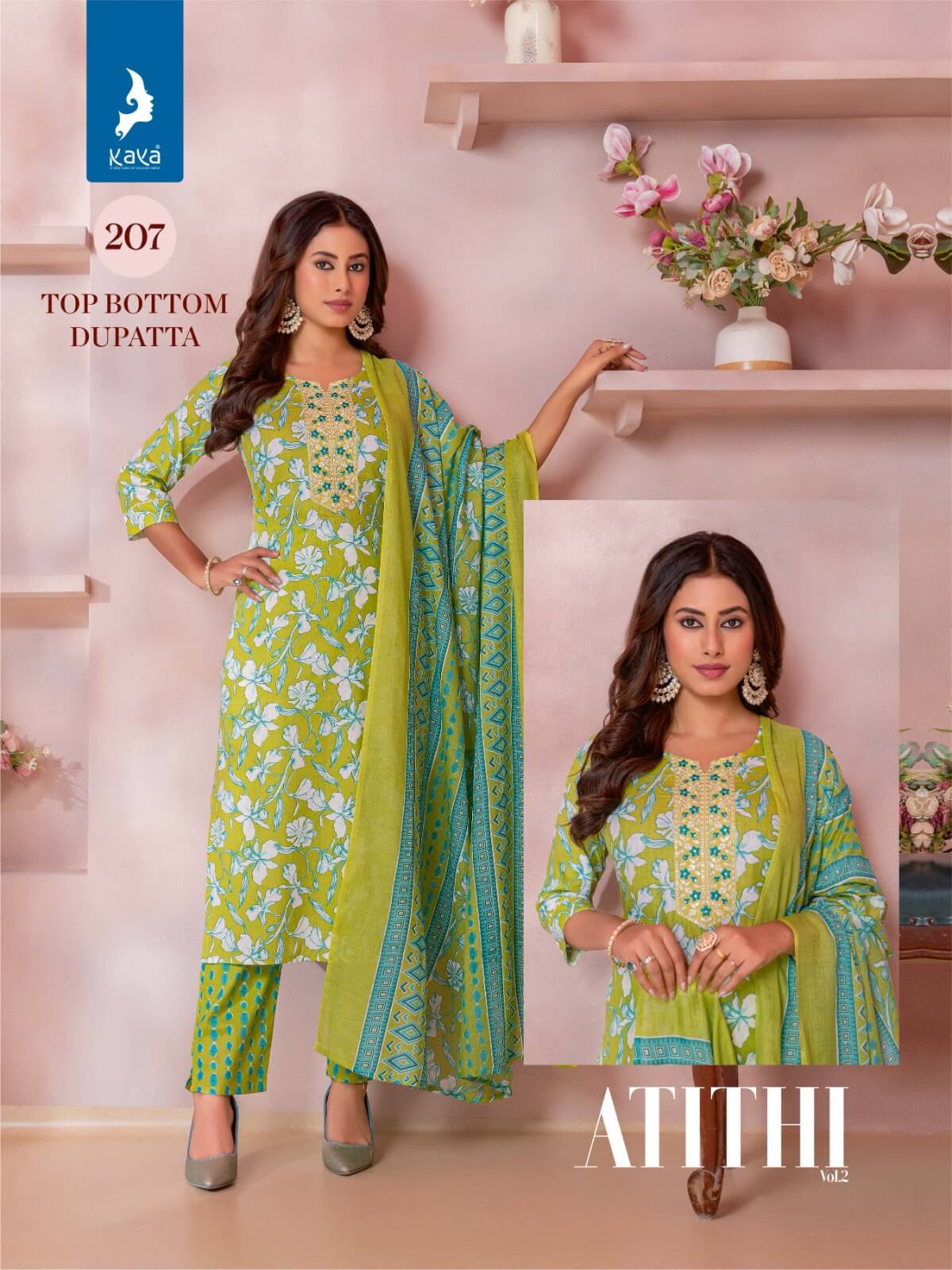 Kaya Kurti Atithi Vol 2 Cotton Salwar Kameez Catalog collection 6