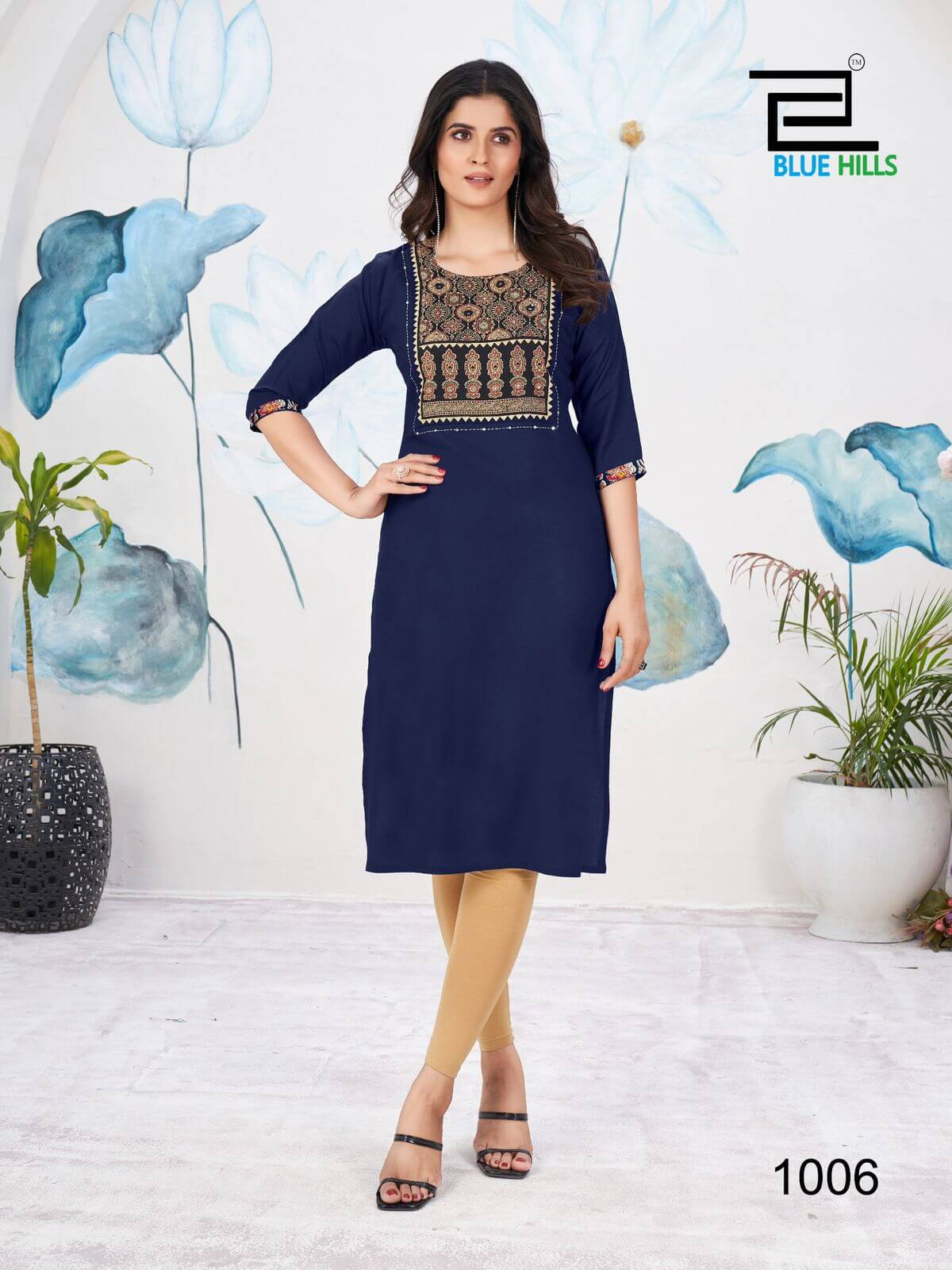 Blue Hills Cadbury Rayon Kurti Catalog collection 4