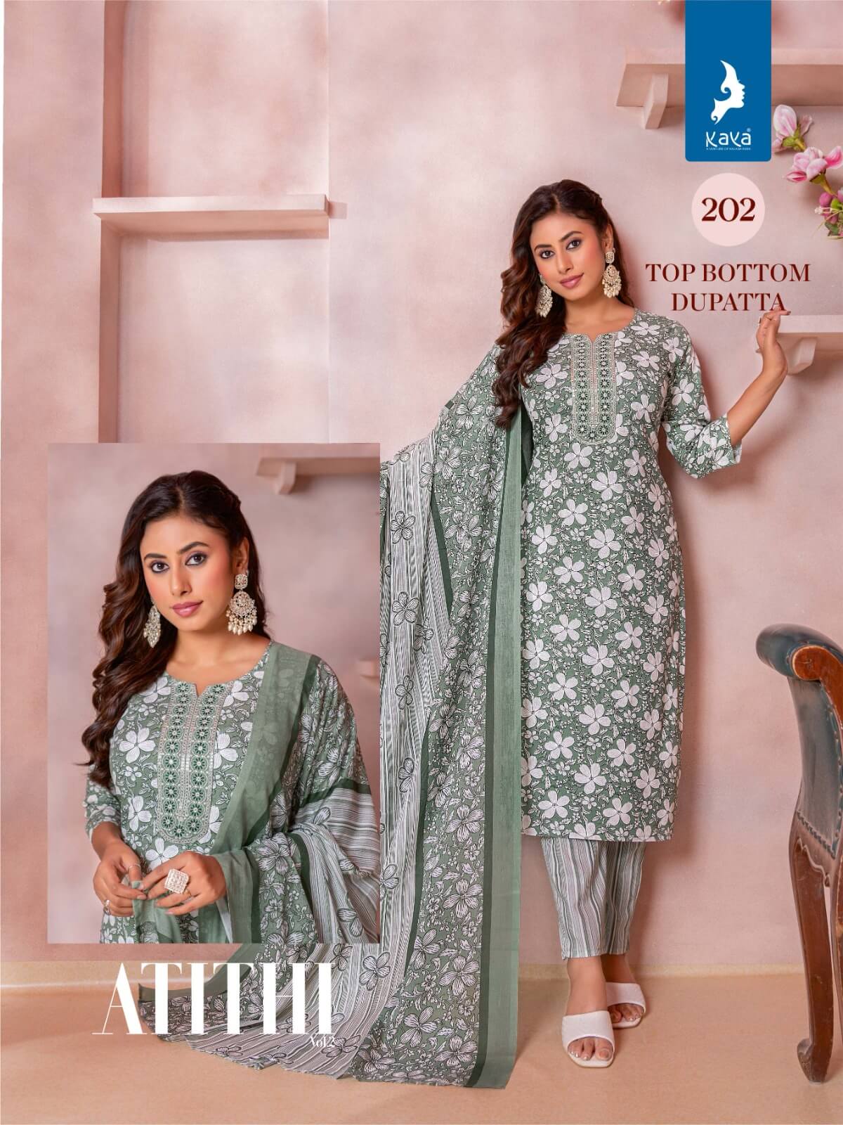 Kaya Kurti Atithi Vol 2 Cotton Salwar Kameez Catalog collection 1