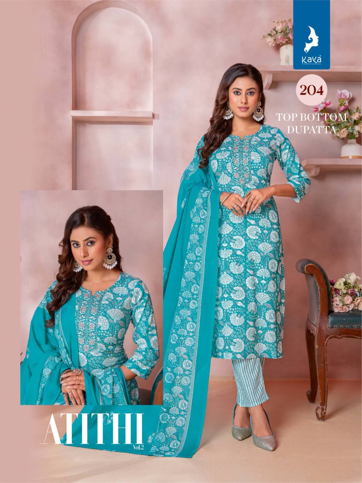 Kaya Kurti Atithi Vol 2 Cotton Salwar Kameez Catalog collection 3