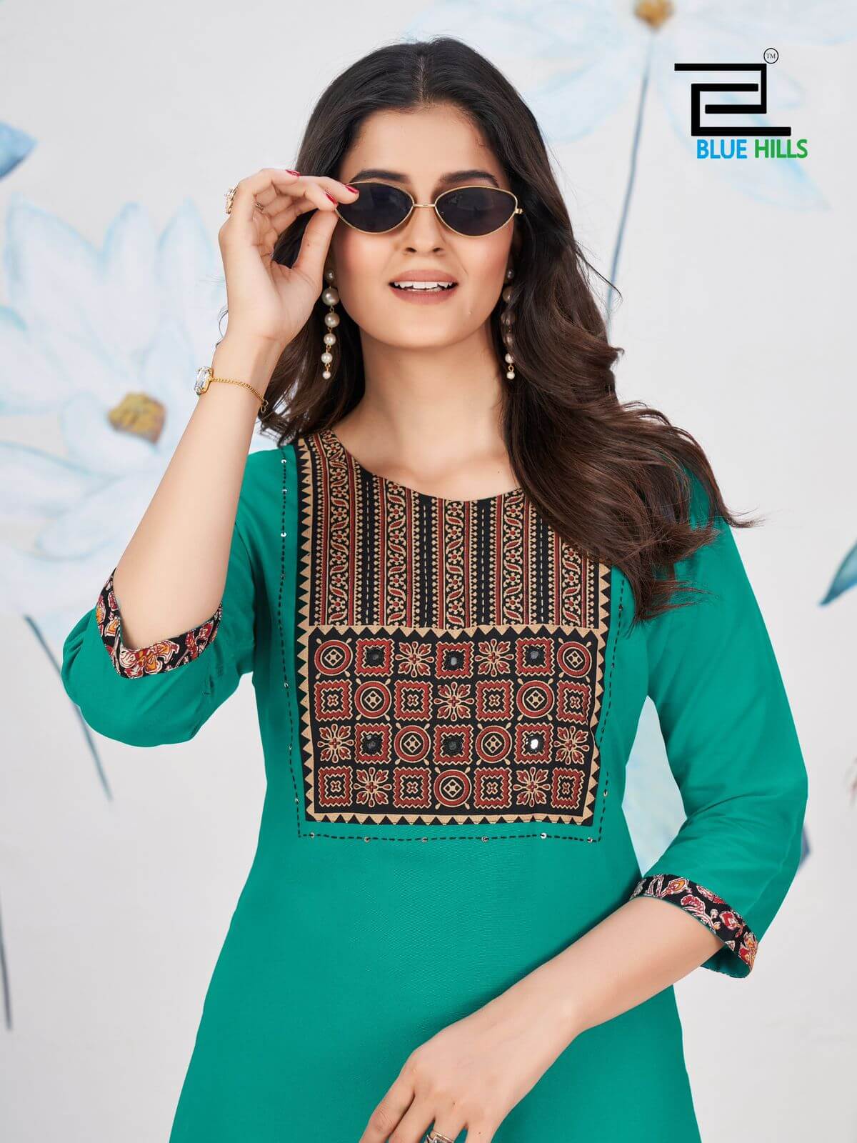 Blue Hills Cadbury Rayon Kurti Catalog collection 7