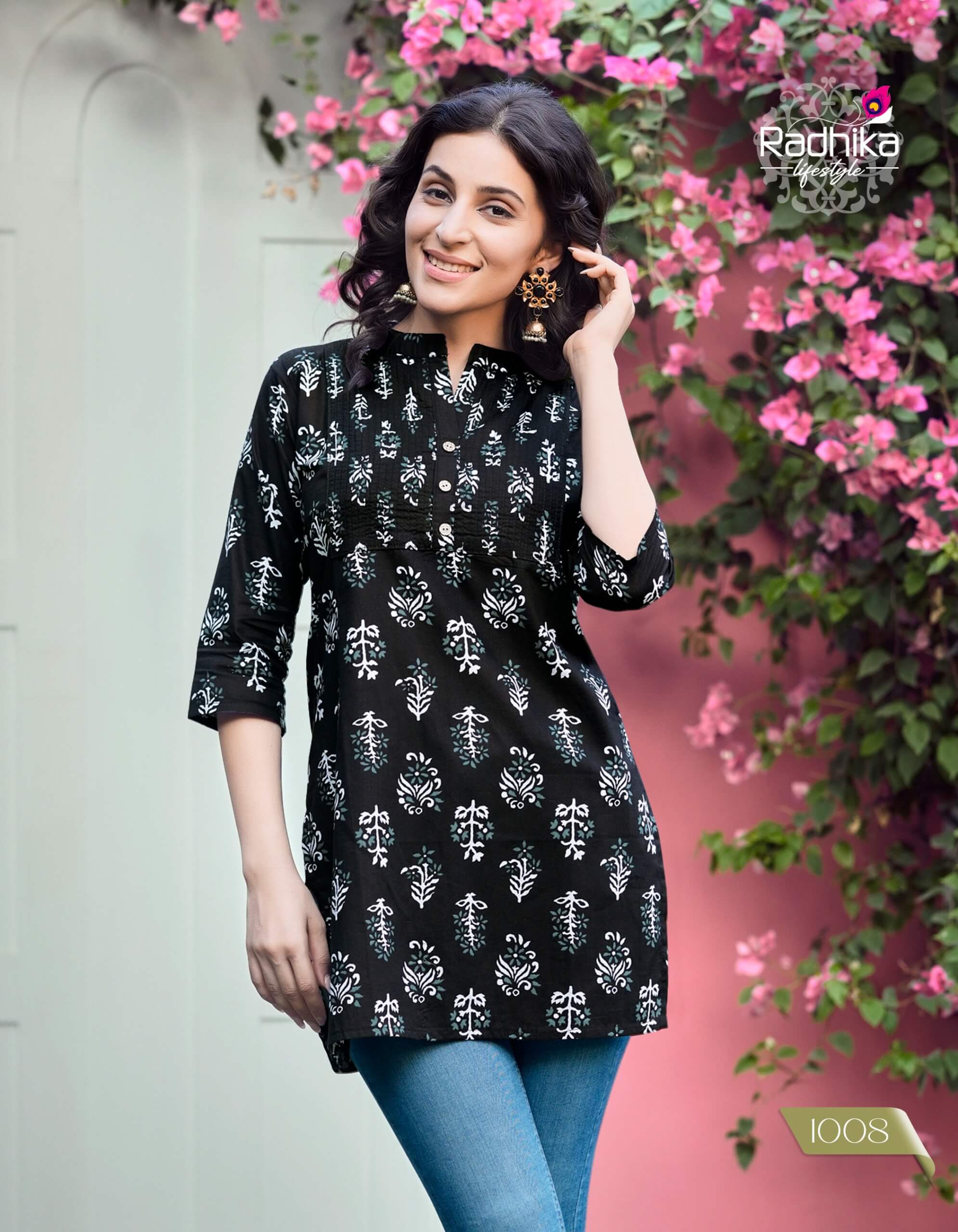 Radhika Lifestyle Summer Shine Vol 1 Cotton Kurtis Catalog collection 2