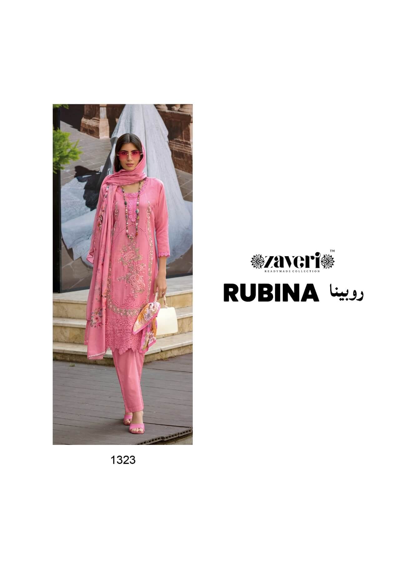 Zaveri Rubina Embroidery Salwar Kameez Catalog collection 3