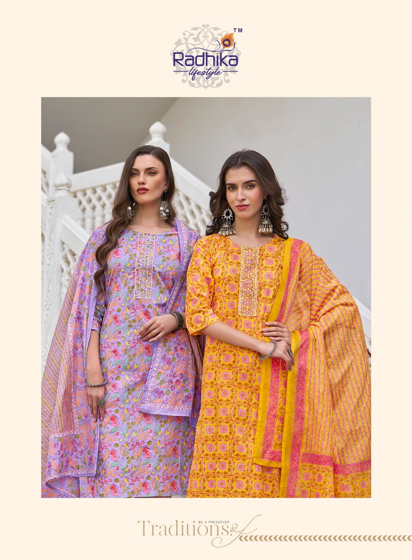 Radhika Lifestyle Cotton Fab Vol 2 Cotton Salwar Kameez Catalog collection 8