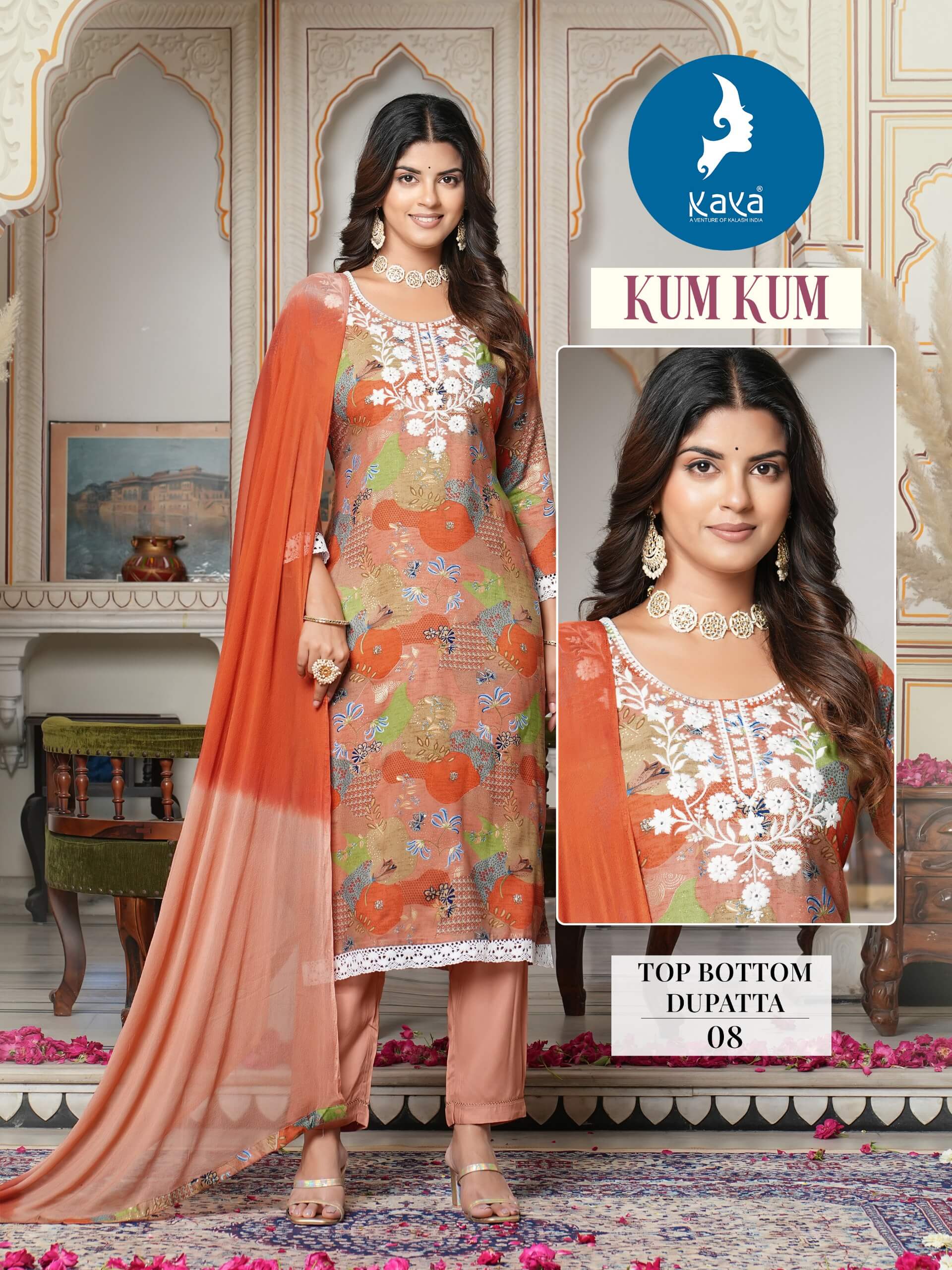 Kaya Kurti Kumkum Readymade Dress Catalog collection 7