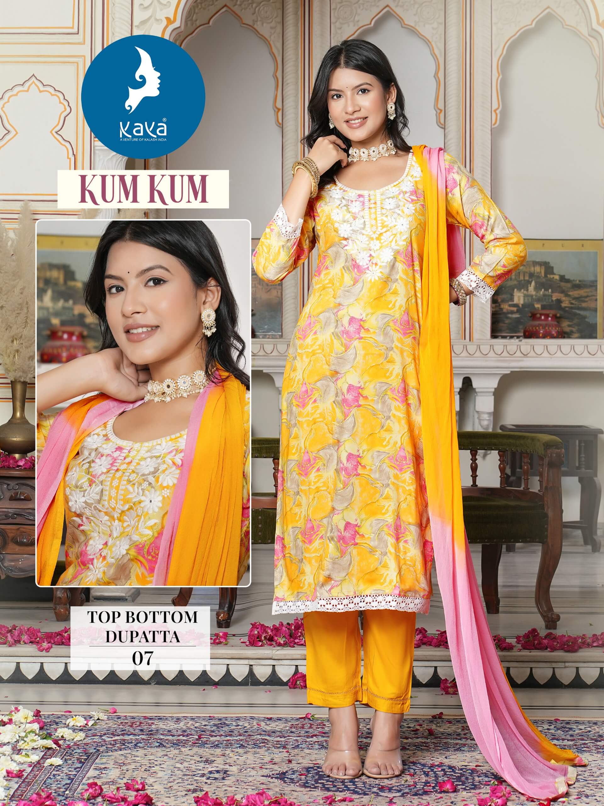 Kaya Kurti Kumkum Readymade Dress Catalog collection 8