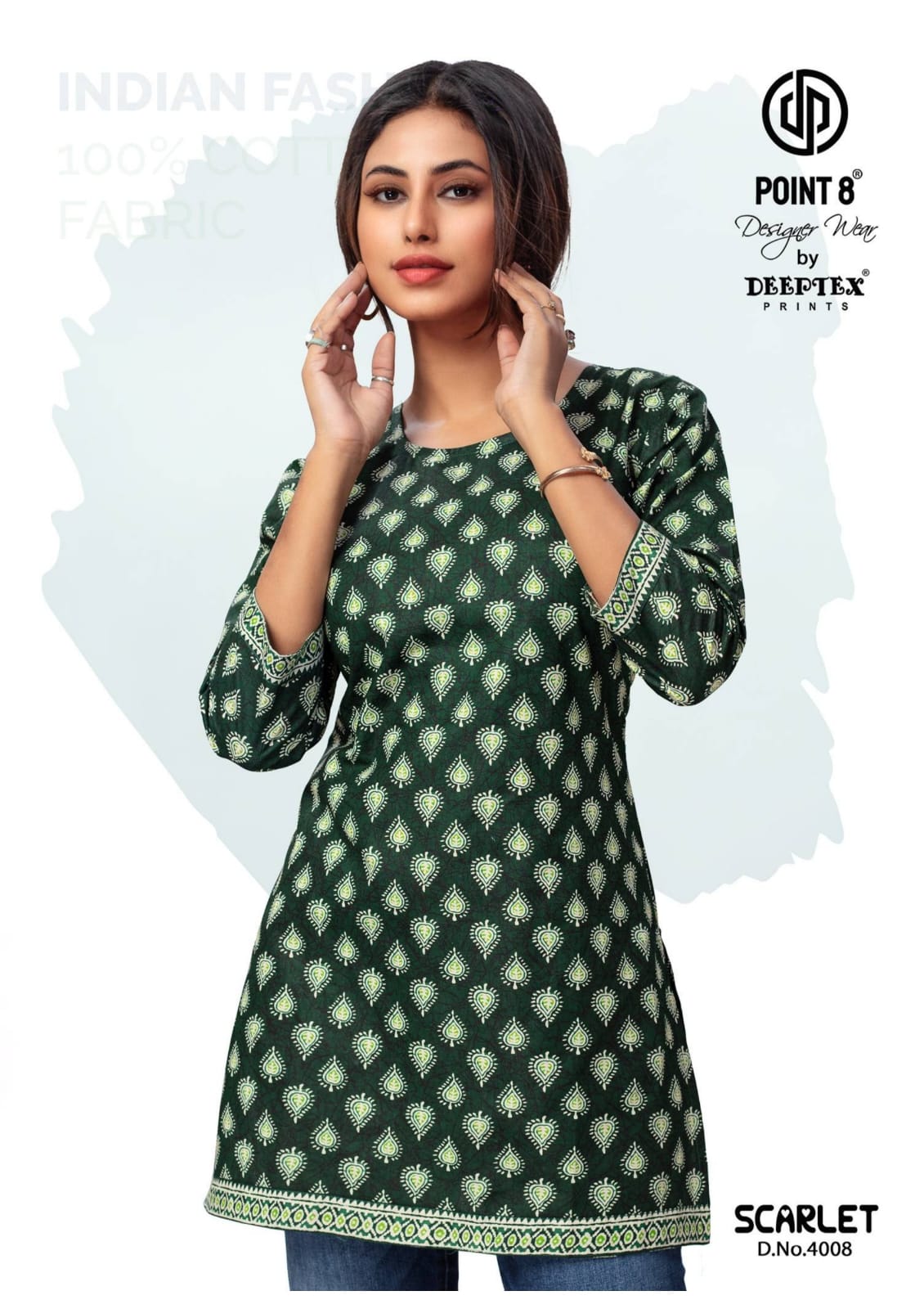 Deeptex Point 8 Scarlet Vol 4 Western Wear Top Catalog collection 2