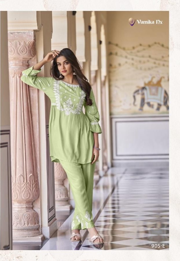 Vamika Nx Vintage Super Hit Kurtis With Bottom Catalog collection 4