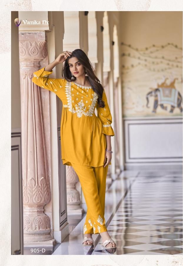 Vamika Nx Vintage Super Hit Kurtis With Bottom Catalog collection 5