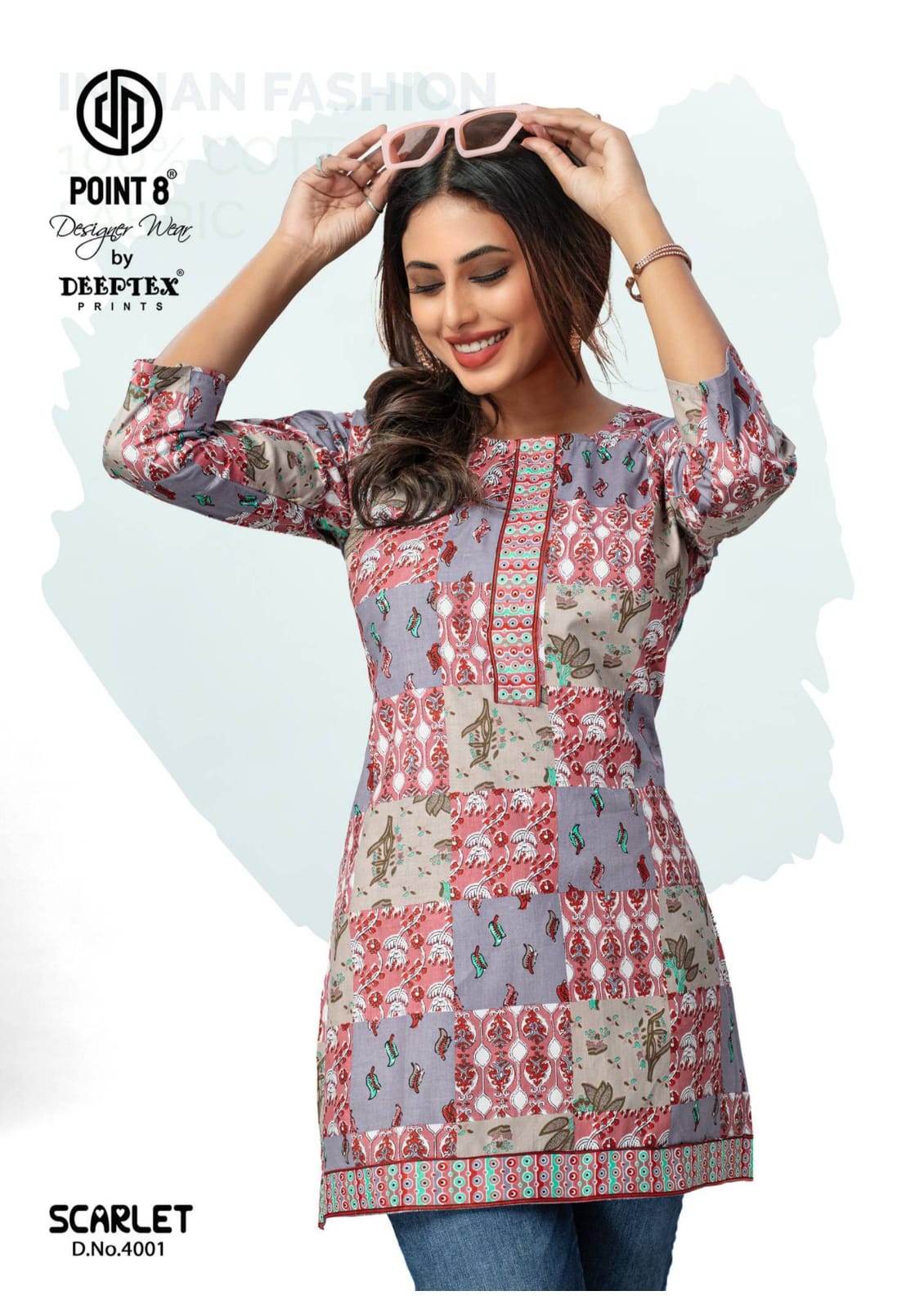 Deeptex Point 8 Scarlet Vol 4 Western Wear Top Catalog collection 9