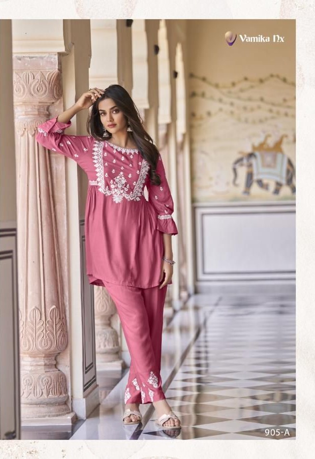 Vamika Nx Vintage Super Hit Kurtis With Bottom Catalog collection 1