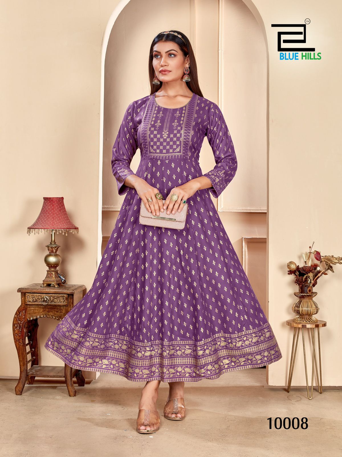 Blue Hills Womaniya Vol 10 Anarkali Kurti Catalog collection 12