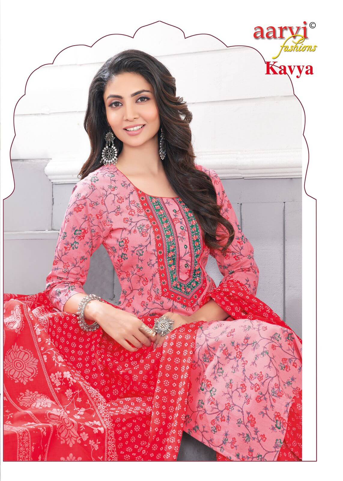 Aarvi Fashions Kavya Vol 1Cotton Salwar Kameez Catalog collection 4