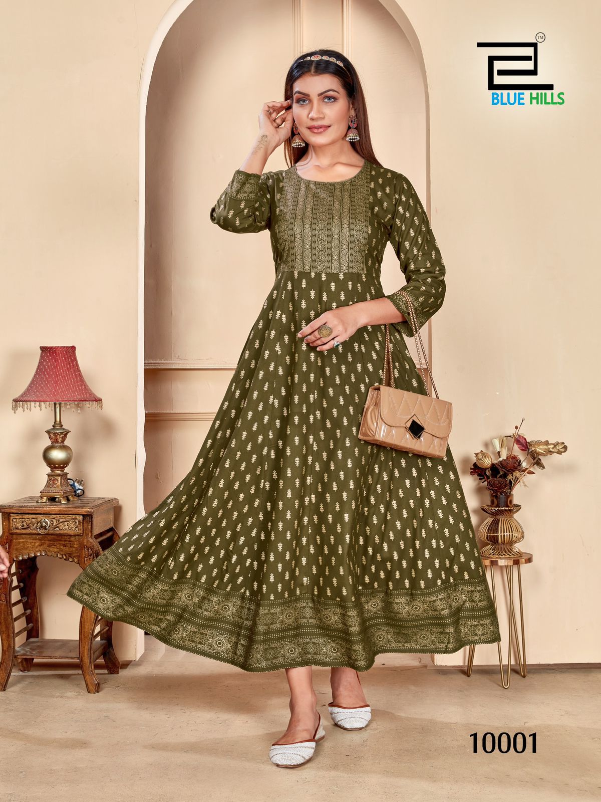 Blue Hills Womaniya Vol 10 Anarkali Kurti Catalog collection 11