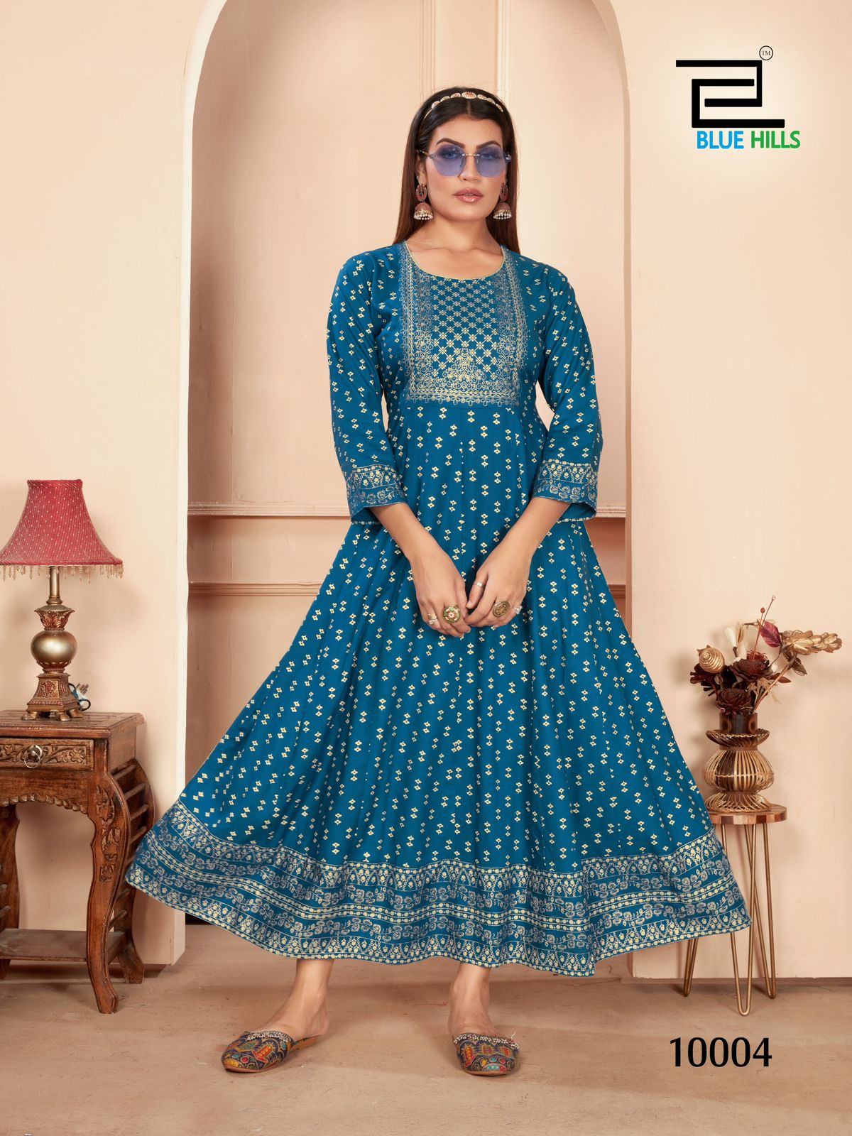 Blue Hills Womaniya Vol 10 Anarkali Kurti Catalog collection 8