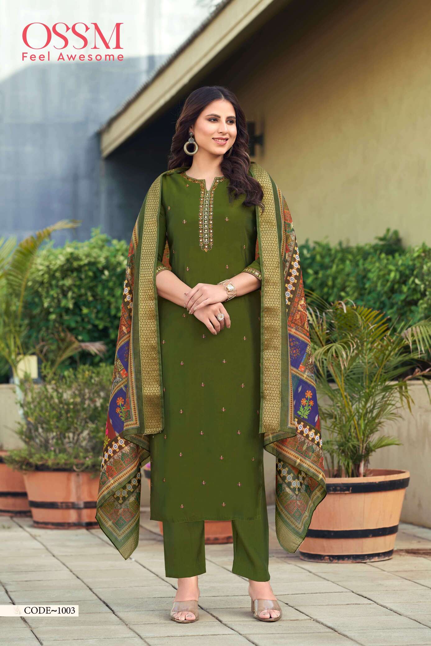 Ossm Mohey Emboidery Salwar Kameez Catalog collection 5