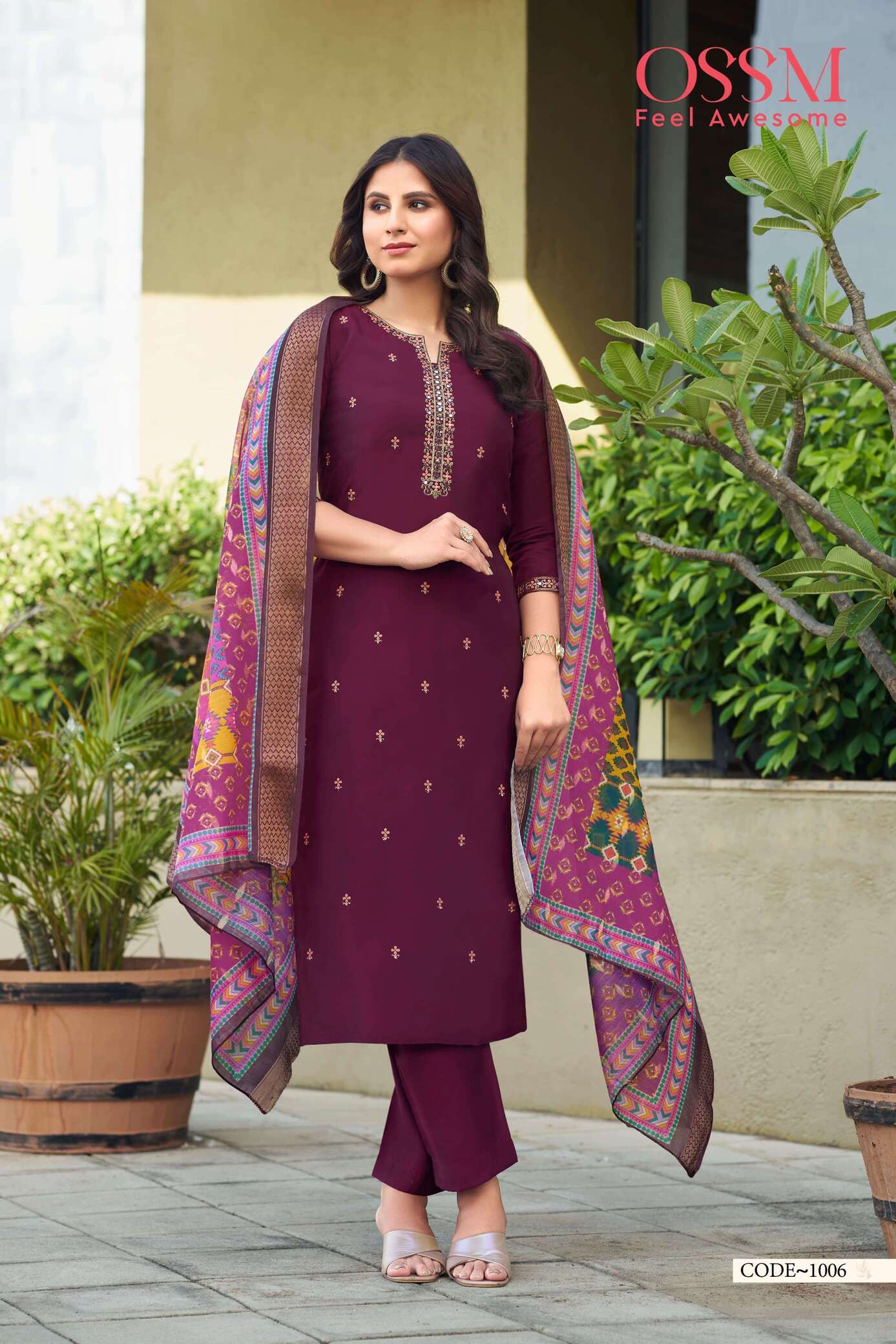 Ossm Mohey Emboidery Salwar Kameez Catalog collection 6