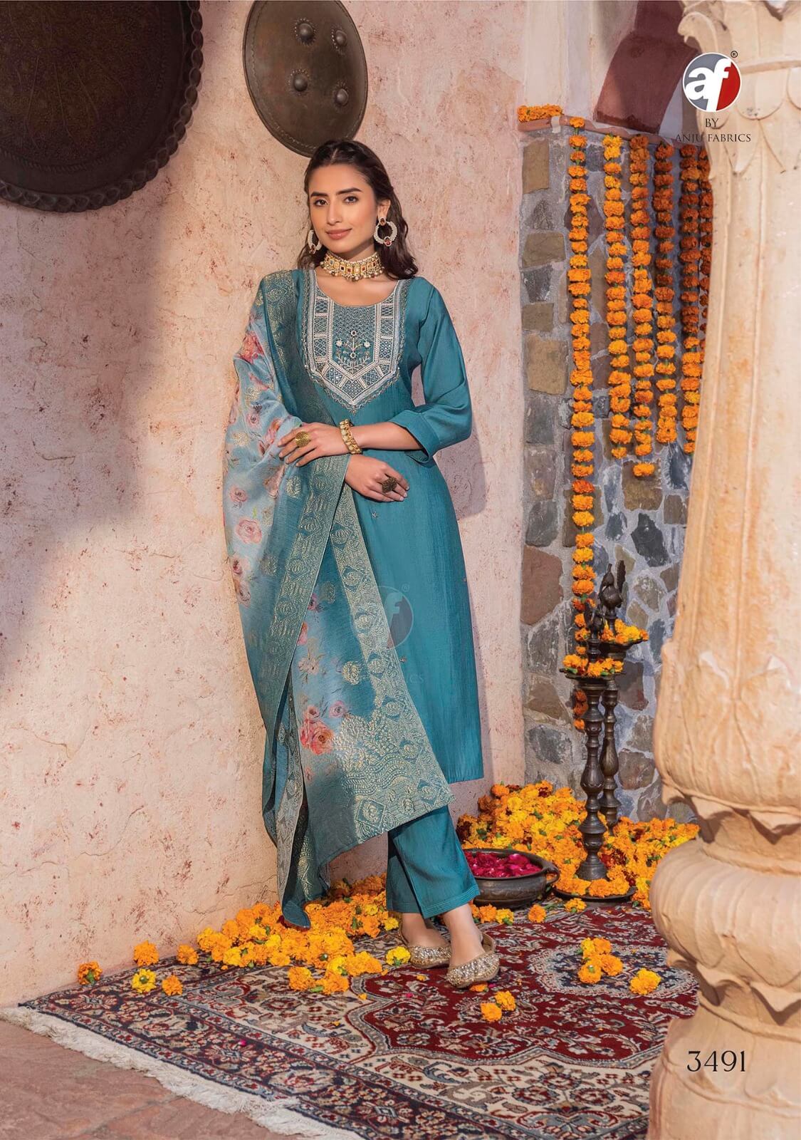 Anju Fabrics Sangeet Vol 5 Readymade Dress Catalog collection 5