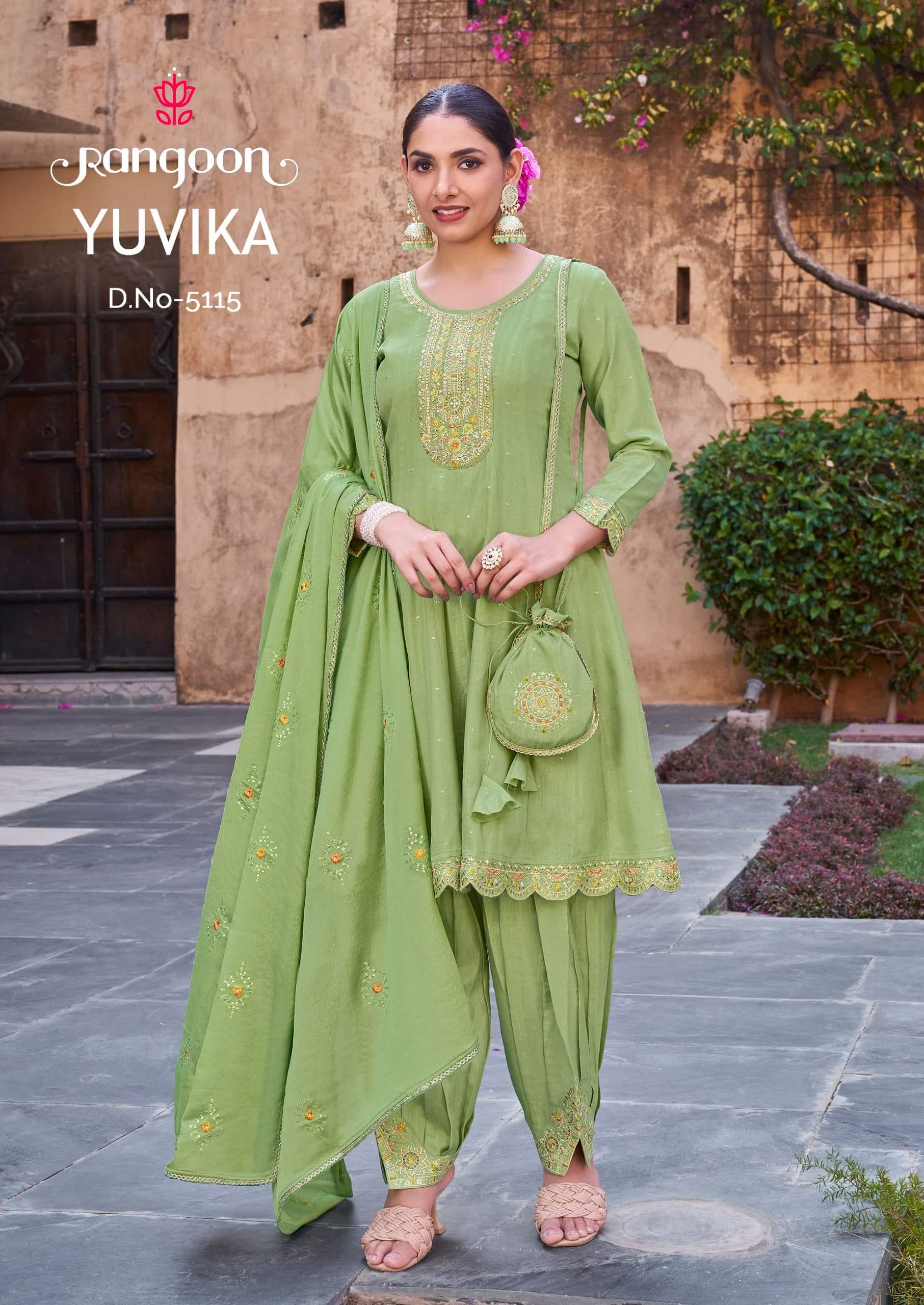 Rangoon Yuvika Embroidery Salwar Kameez Catalog collection 3