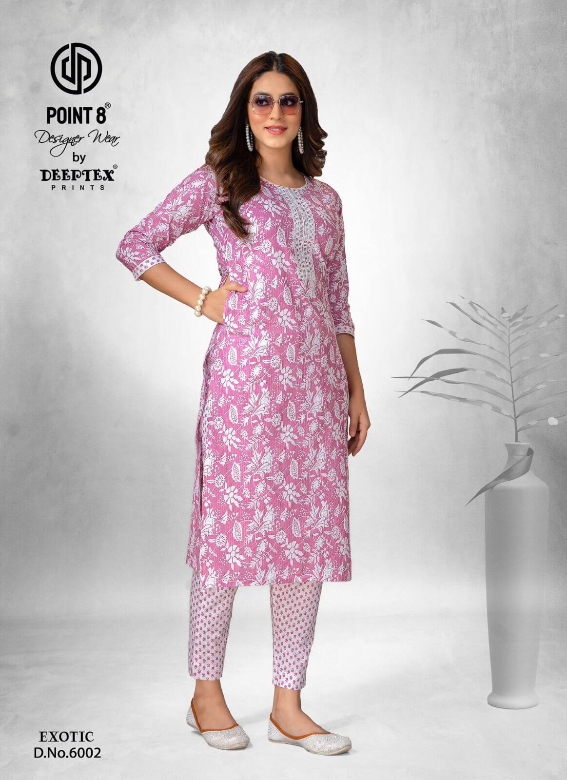 Deeptex Point 8 Exotic Vol 6 Kurti with Bottom Catalog collection 5