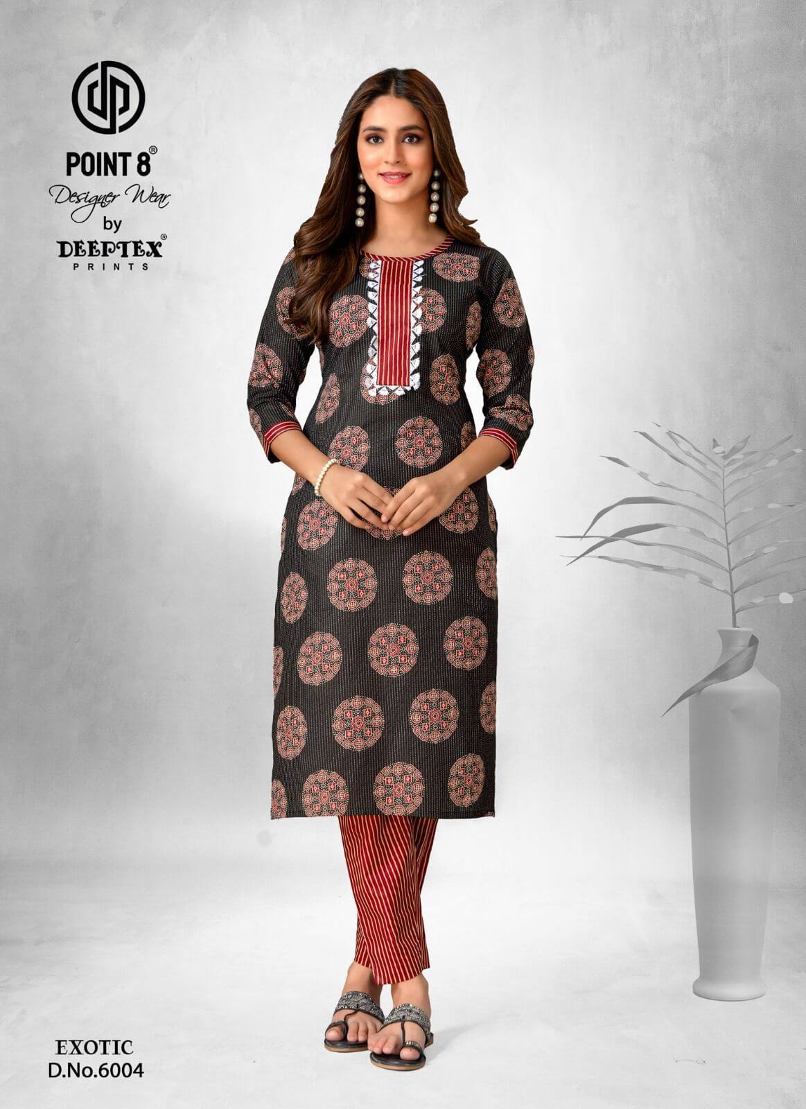 Deeptex Point 8 Exotic Vol 6 Kurti with Bottom Catalog collection 3