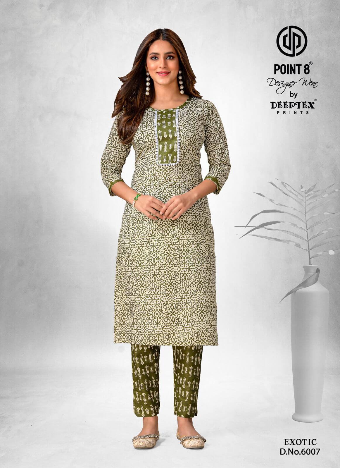 Deeptex Point 8 Exotic Vol 6 Kurti with Bottom Catalog collection 4