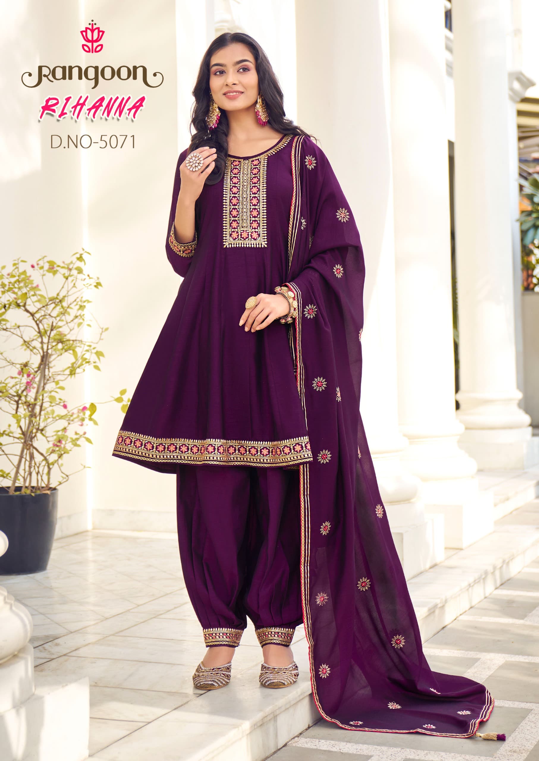 Rangoon Rihanna Designer Wedding Party Salwar Suits Catalog collection 4