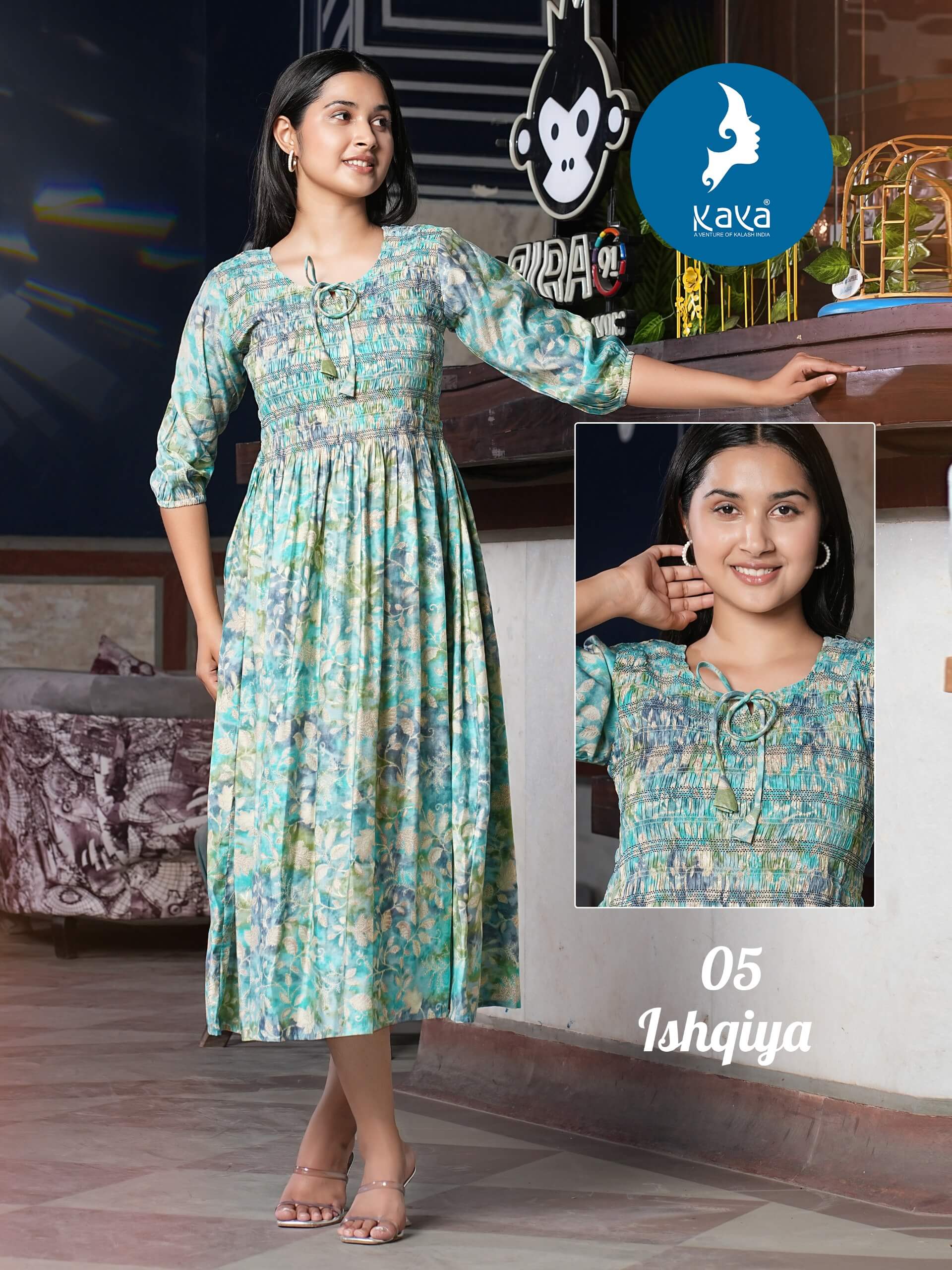 Kaya Ishqiya Anarkali Kurti Catalog collection 7