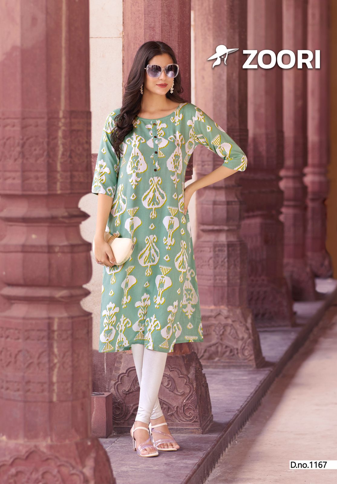 Zoori Akshara Vol 28 Office Wear Kurtis Catalog collection 3