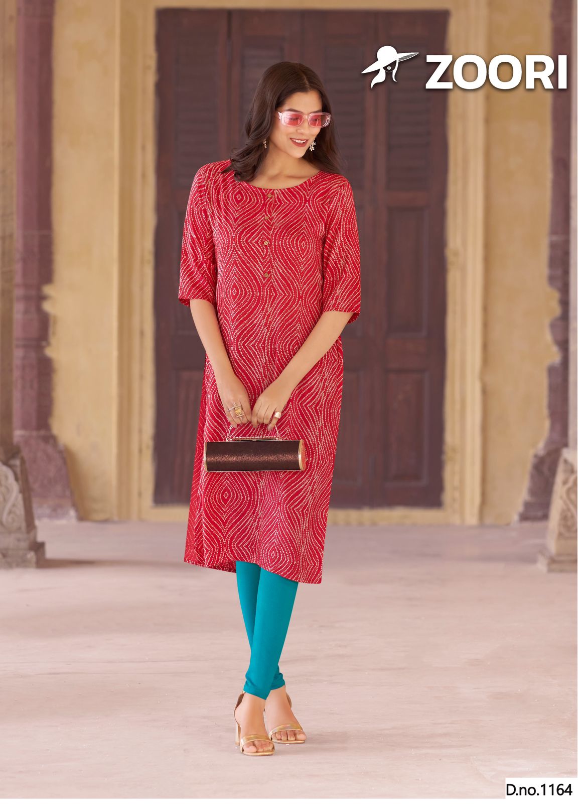 Zoori Akshara Vol 28 Office Wear Kurtis Catalog collection 9