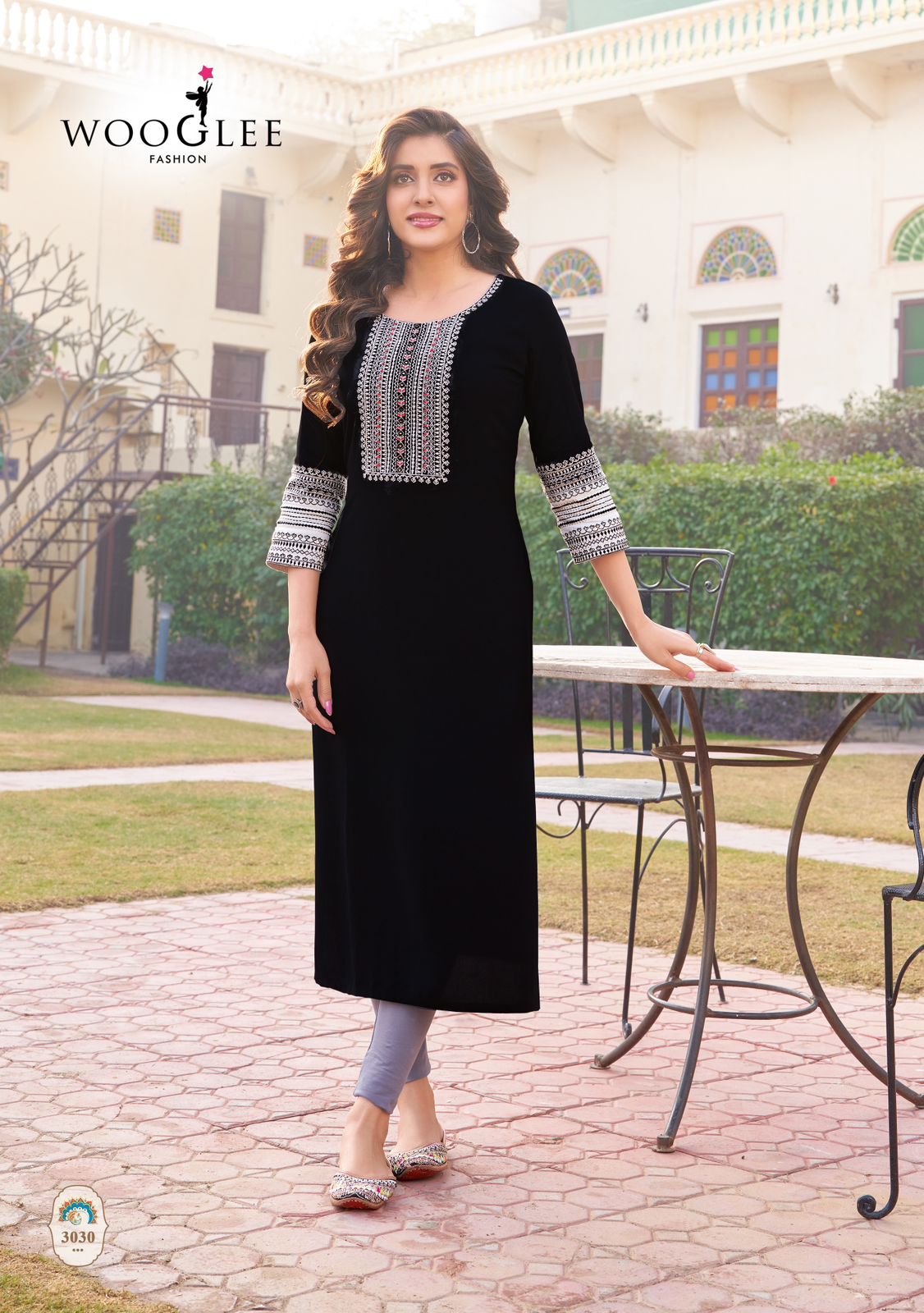 Wooglee Salonee Vol 6 Rayon Kurti Catalog collection 5