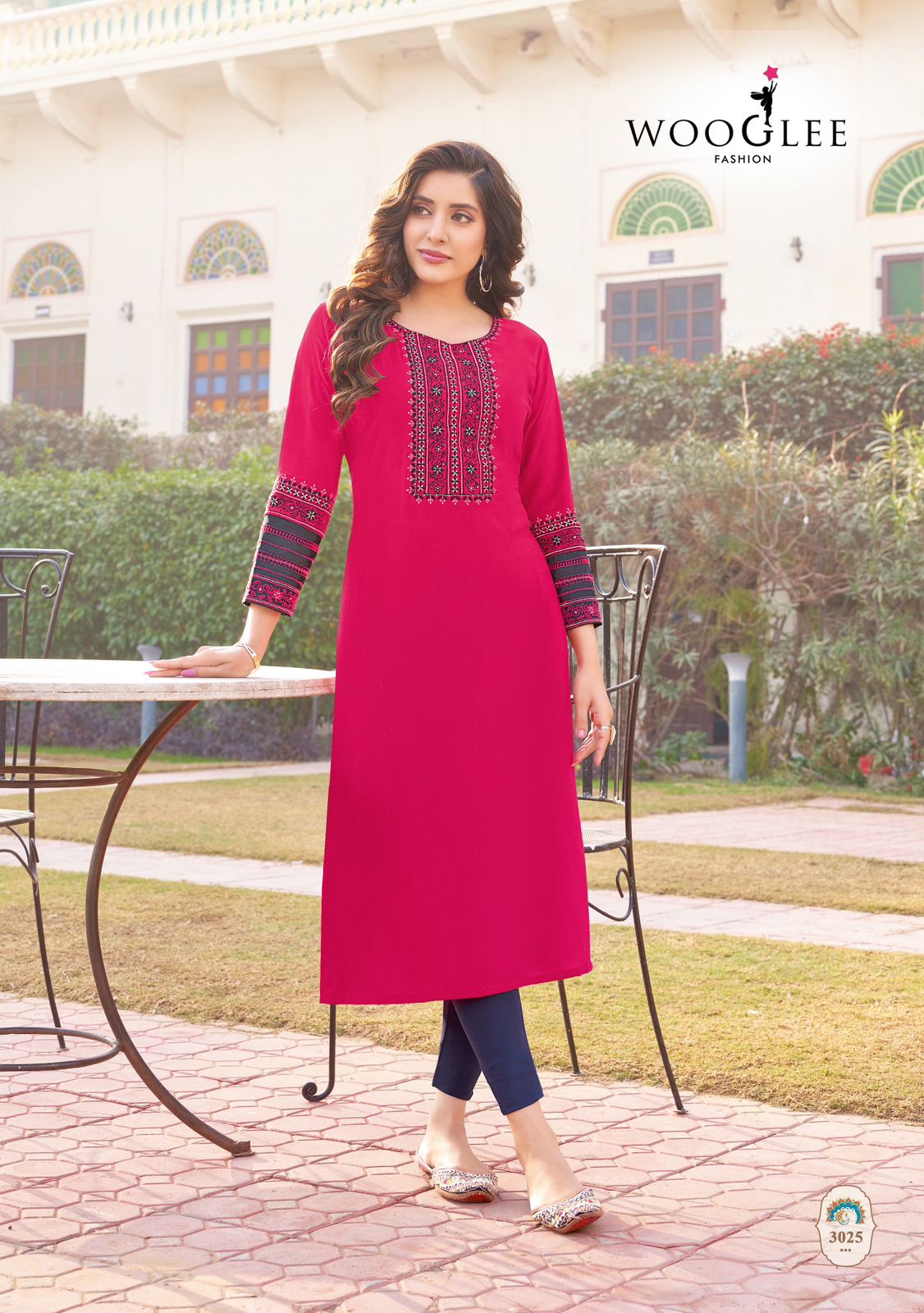 Wooglee Salonee Vol 6 Rayon Kurti Catalog collection 9