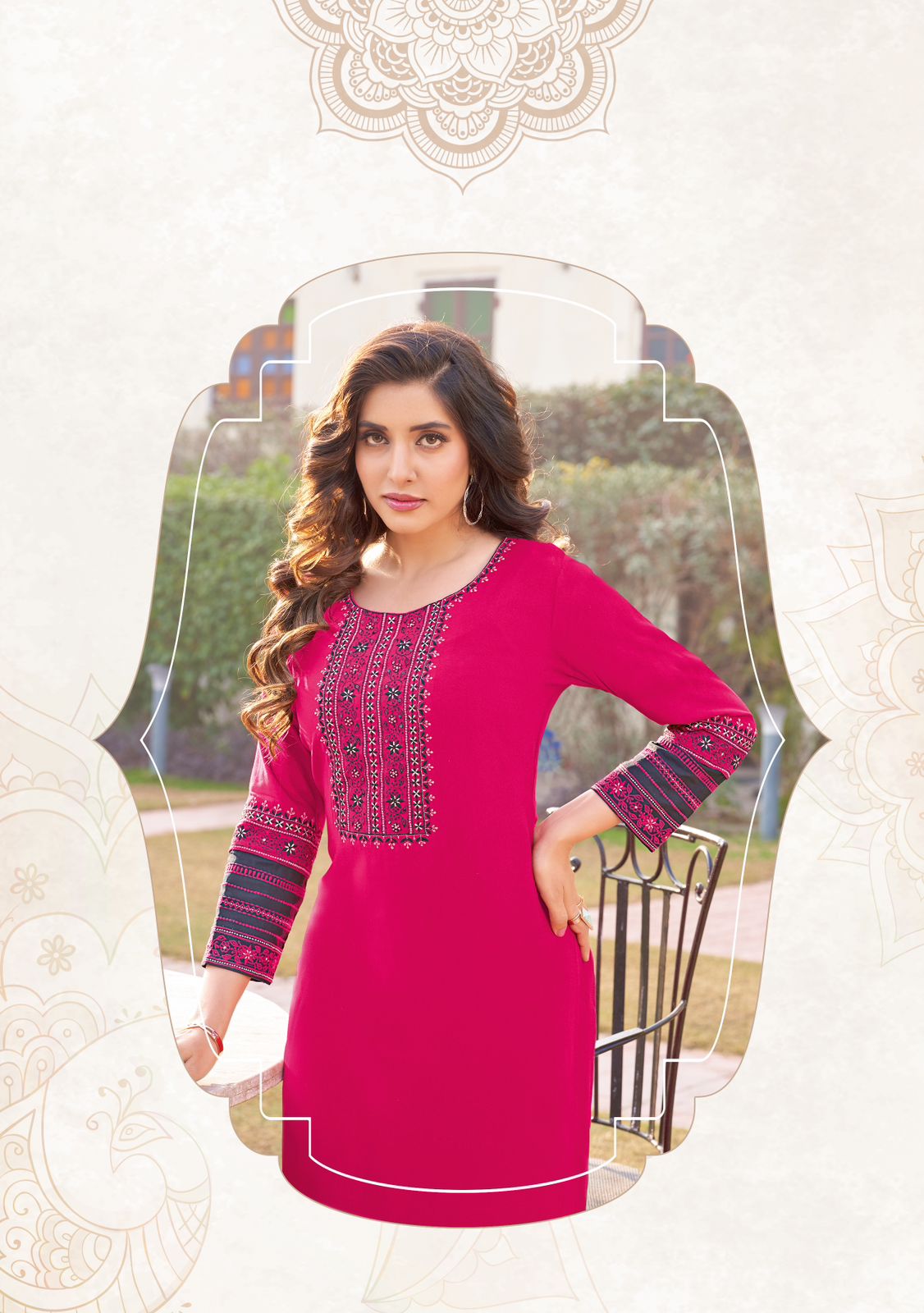 Wooglee Salonee Vol 6 Rayon Kurti Catalog collection 8