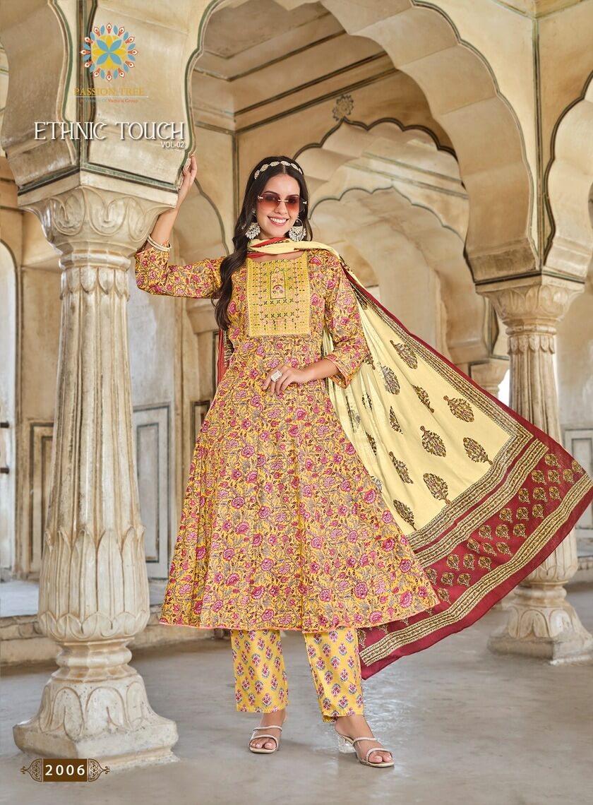 Passion Tree  Ethnic Touch Vol 2 Printed Salwar Kameez Catalog collection 3