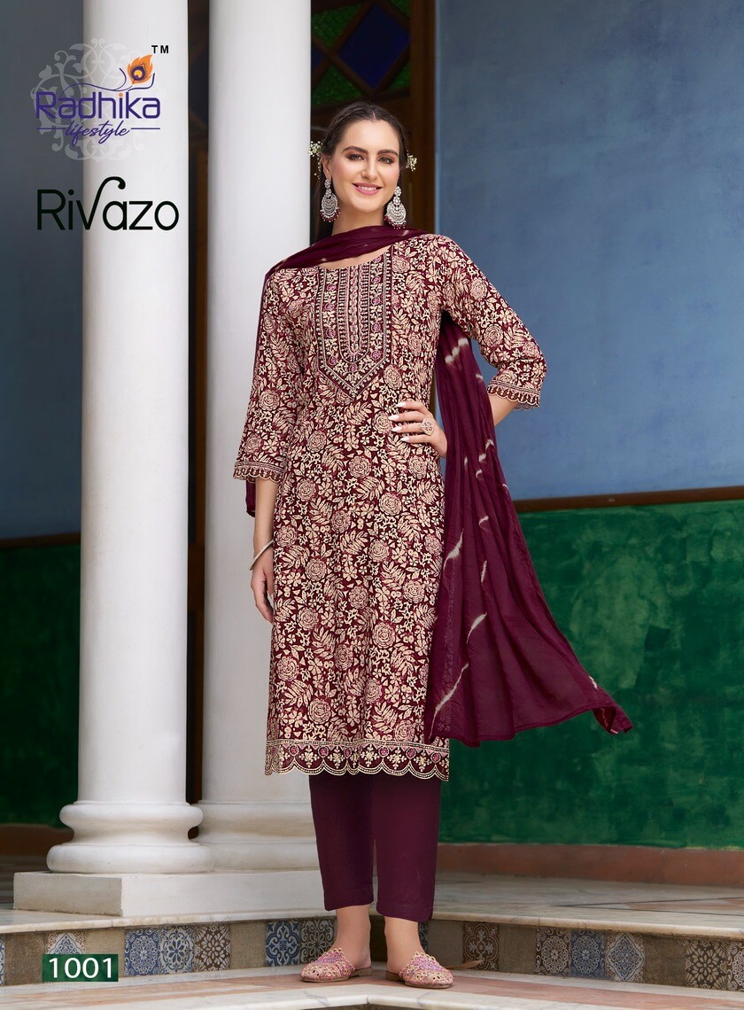 Radhika Lifestyle Rivazo Vol 1 Readymade Dress Catalog collection 10