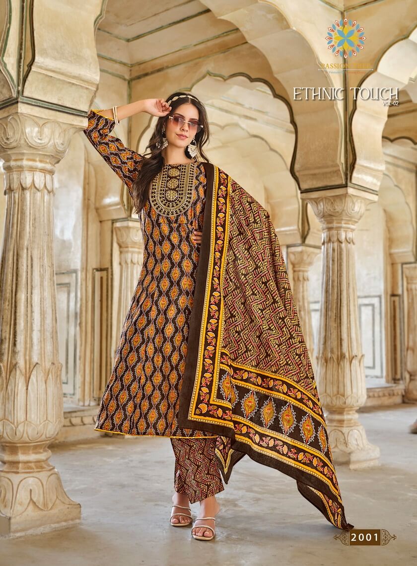 Passion Tree  Ethnic Touch Vol 2 Printed Salwar Kameez Catalog collection 8