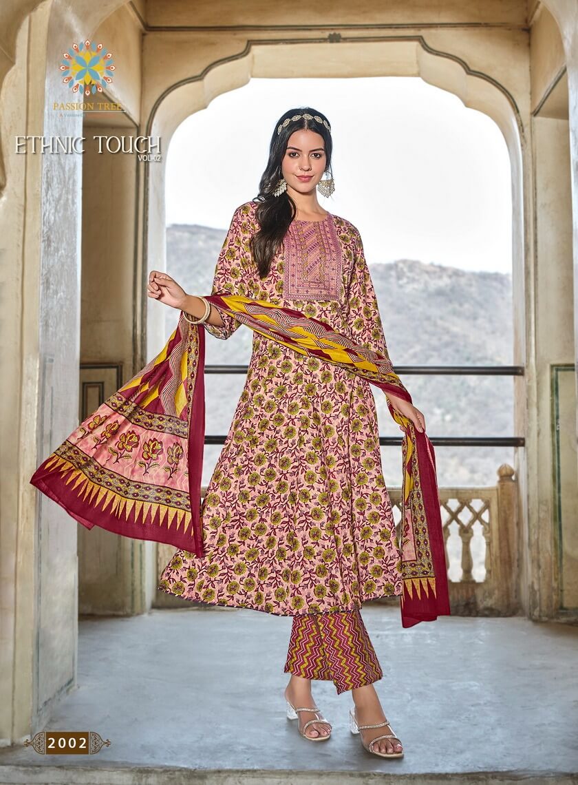 Passion Tree  Ethnic Touch Vol 2 Printed Salwar Kameez Catalog collection 6