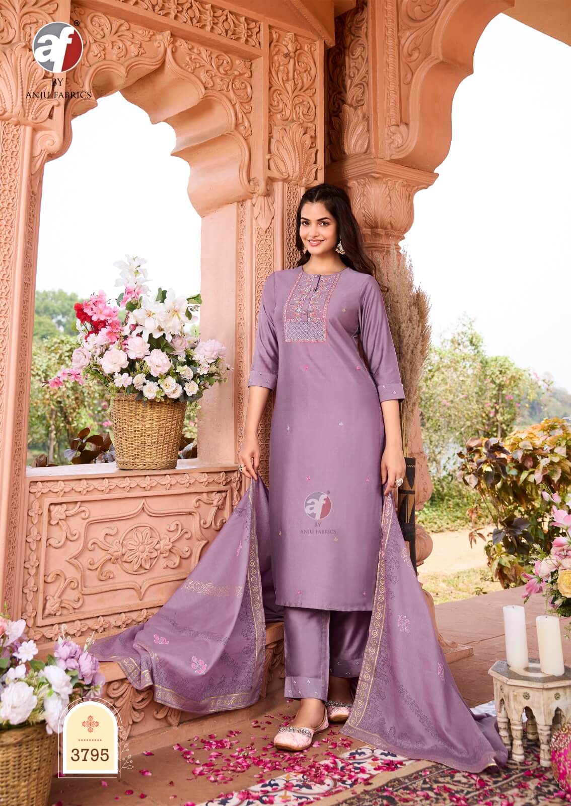 Anju Fabrics Once More Vol 4 Salwar Kameez Catalog collection 5