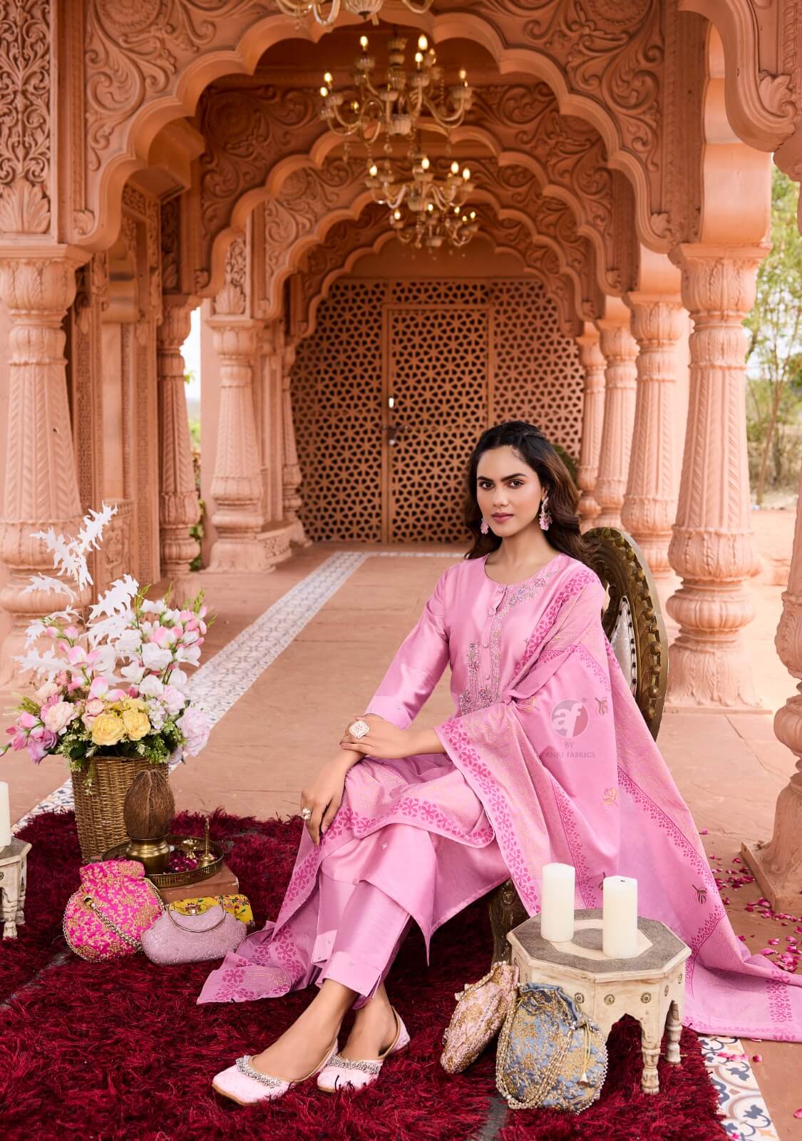 Anju Fabrics Once More Vol 4 Salwar Kameez Catalog collection 10