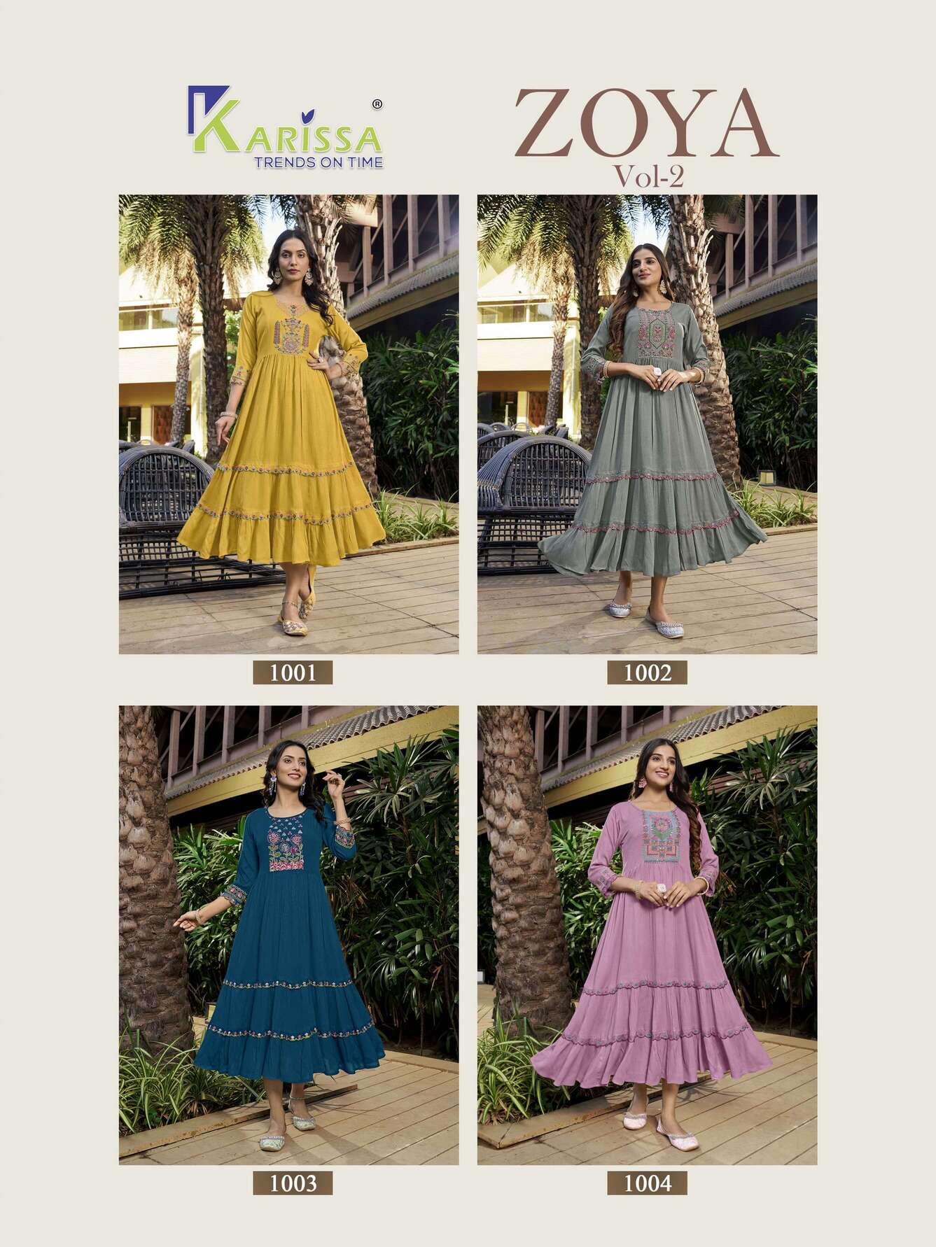 Karissa Zoya Vol 2 One Piece Dress Catalog collection 10