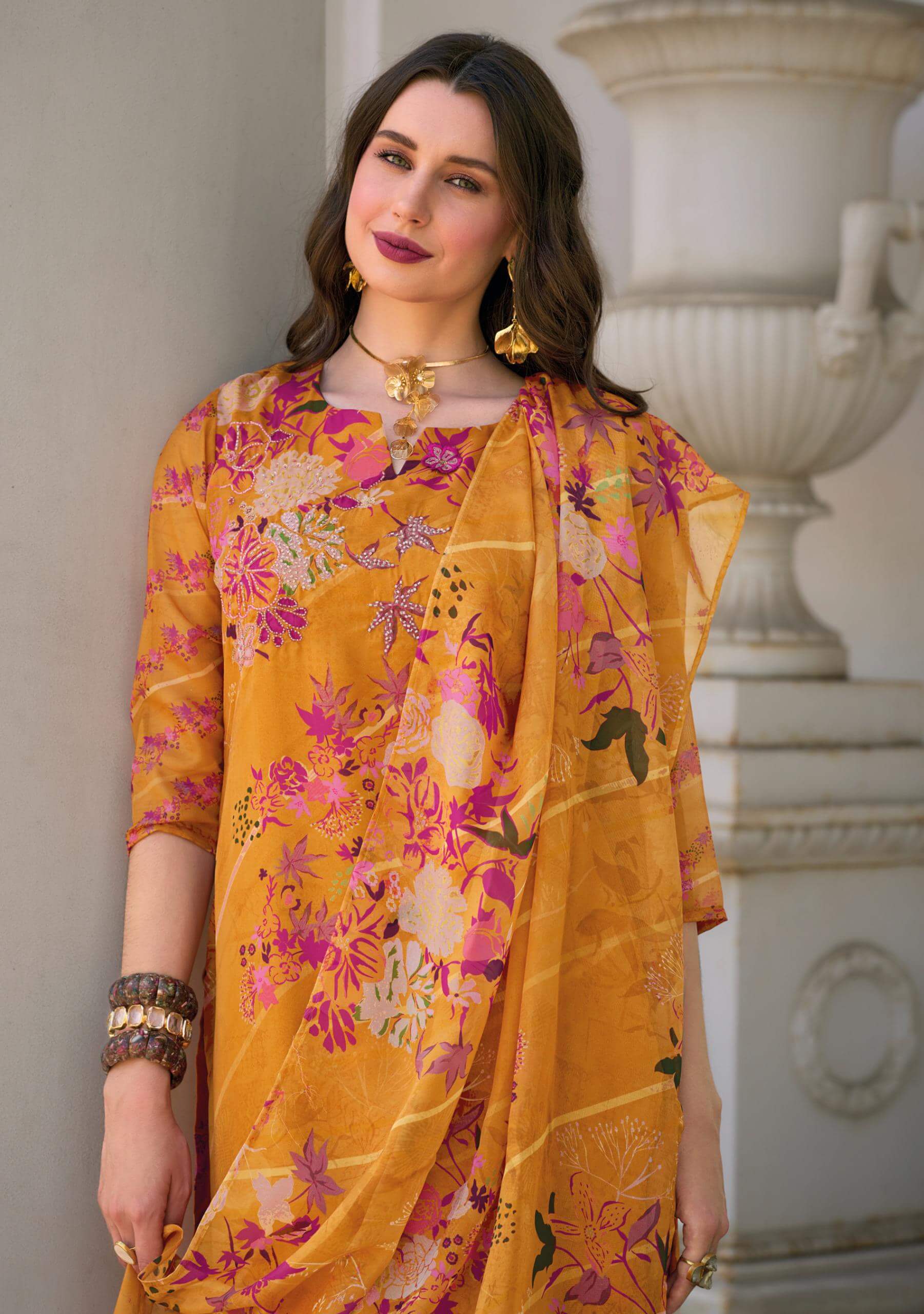 Lady Leela Rubina 2 Printed Salwar Kameez Catalog collection 12