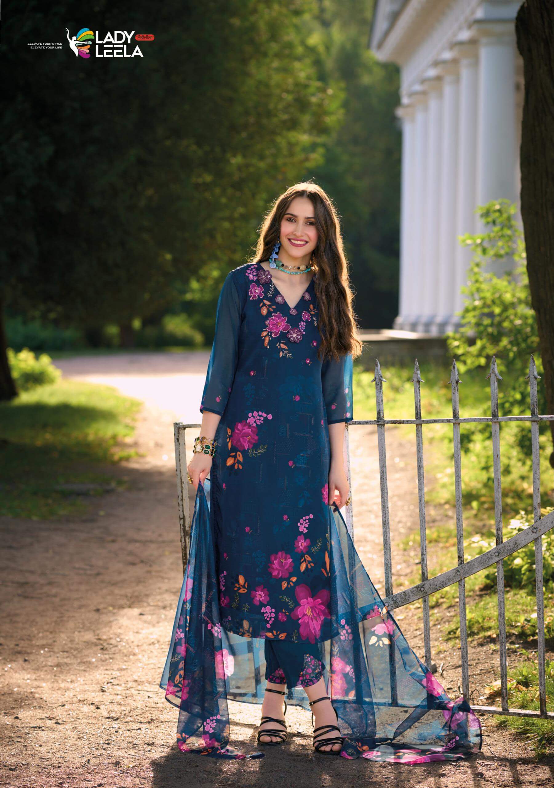 Lady Leela Rubina 2 Printed Salwar Kameez Catalog collection 14