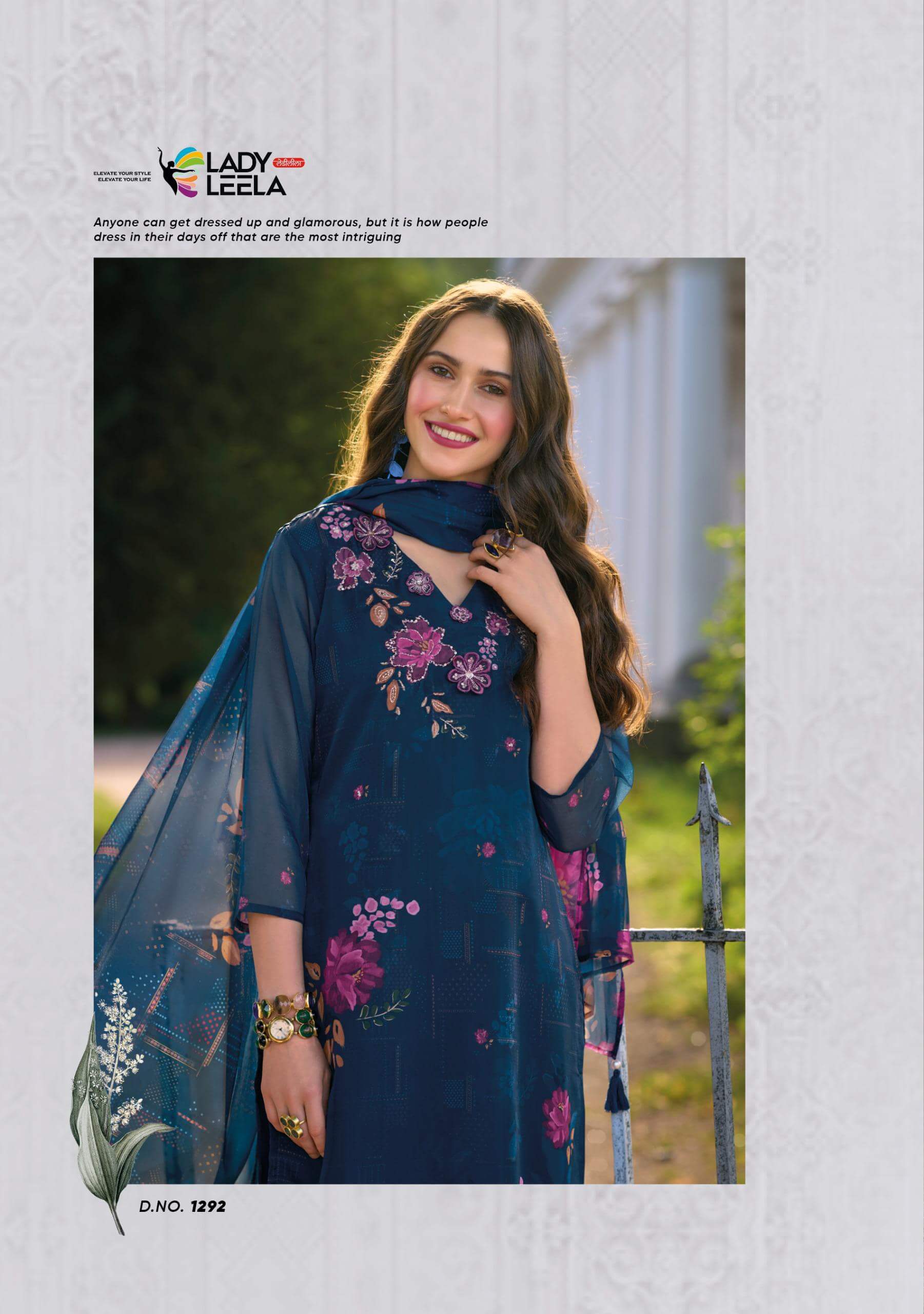 Lady Leela Rubina 2 Printed Salwar Kameez Catalog collection 17