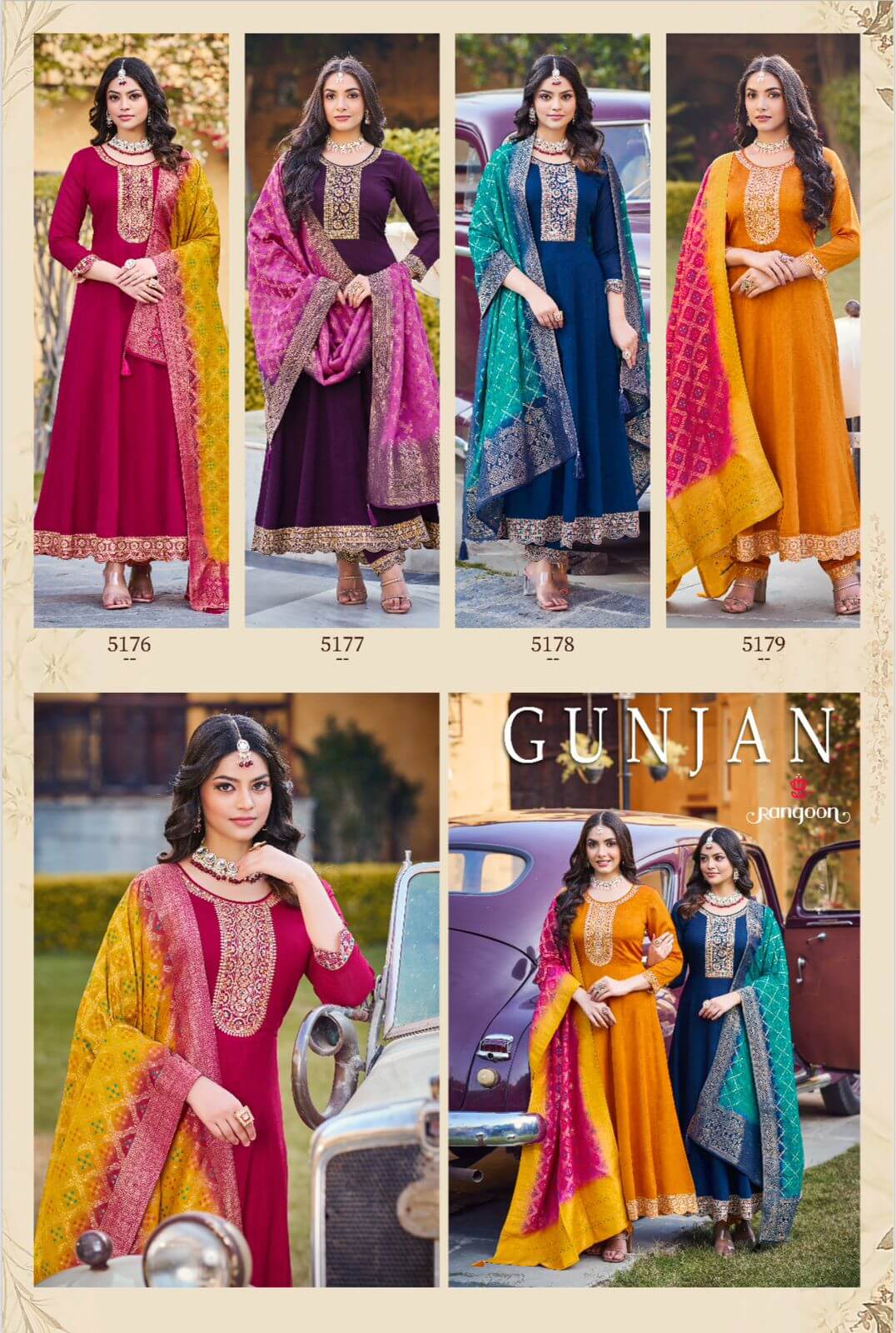 Rangoon Gunjan Anarkali Suits Catalog collection 5