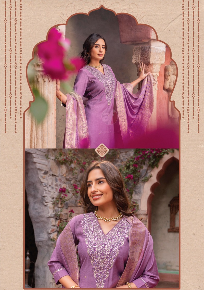 Anju Fabrics Mayuri Vol 4  Readymade Dress Catalog collection 7