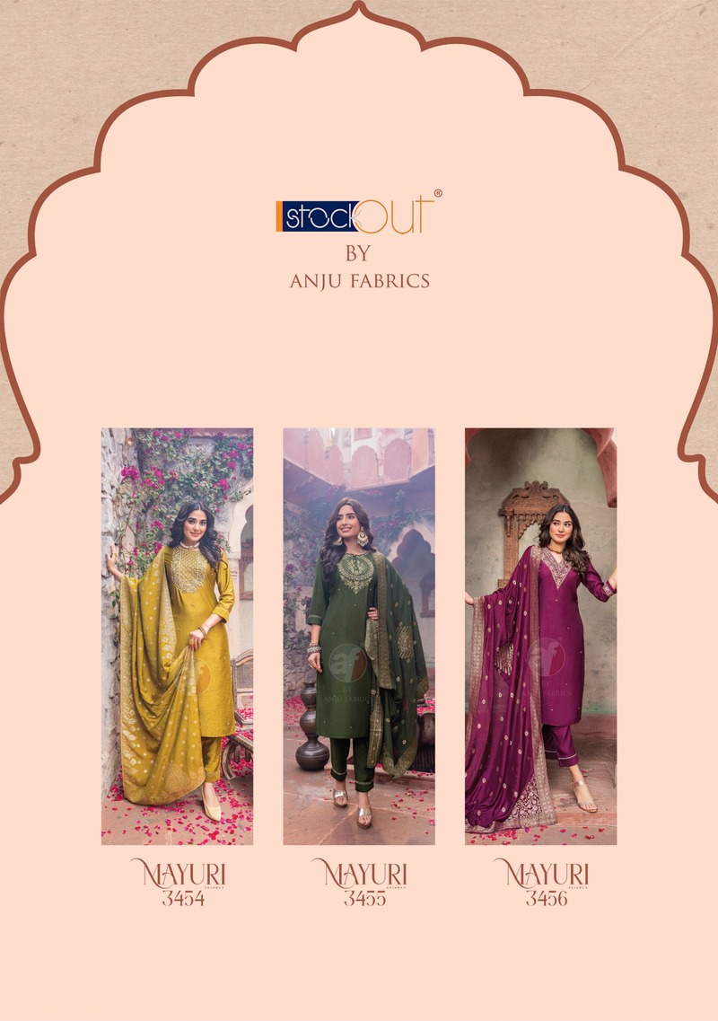 Anju Fabrics Mayuri Vol 4  Readymade Dress Catalog collection 1