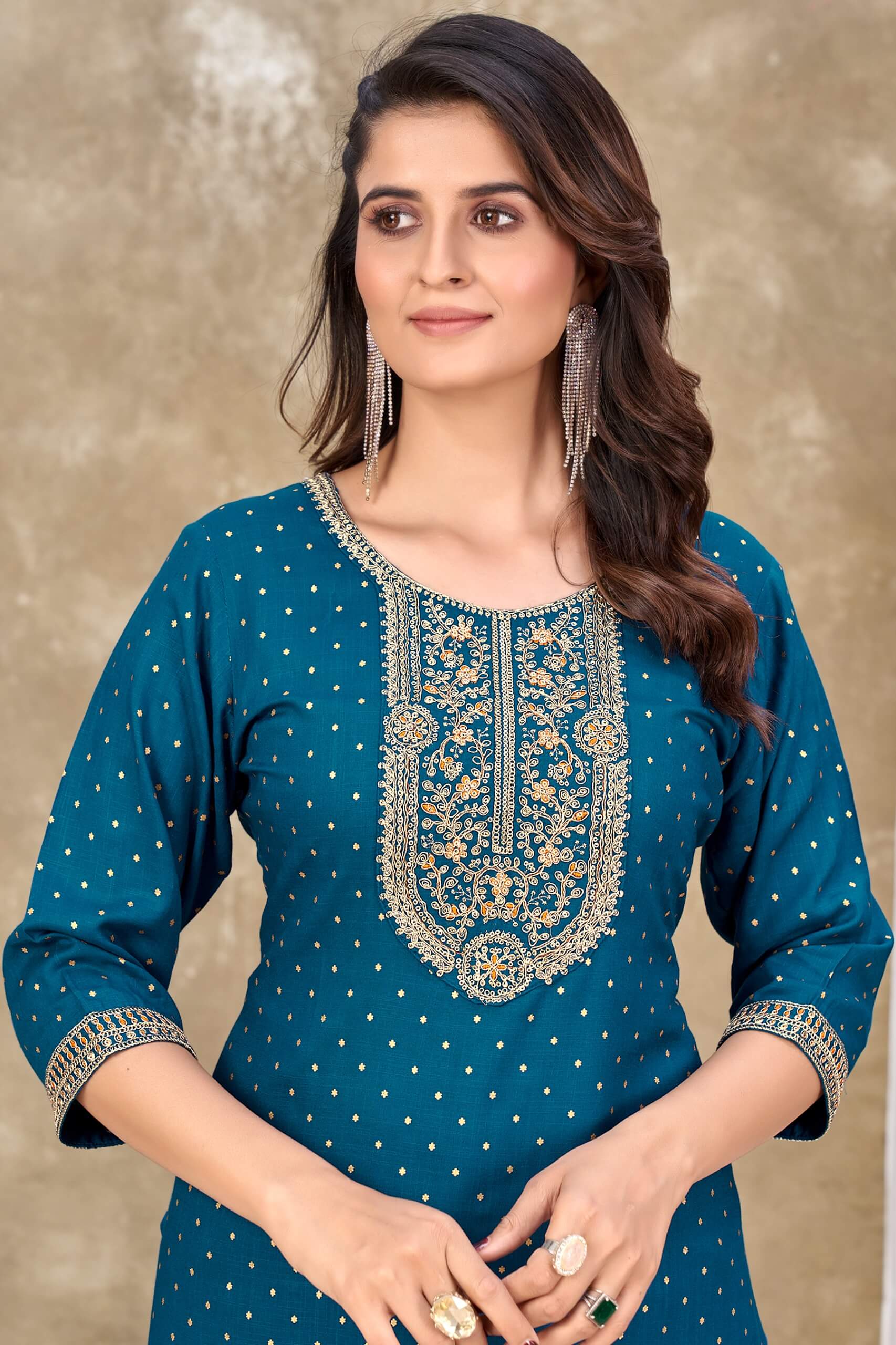 Mukesh Trisha Rayon Kurti Catalog collection 10